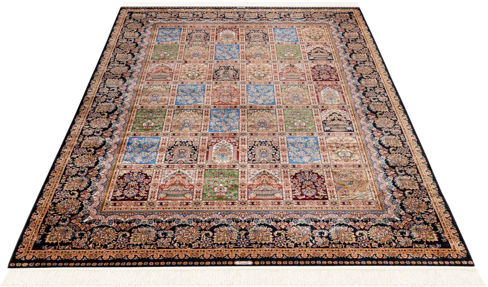 Obsession Teppich My Babylon of Obsession 301, rechteckig, Höhe: 8 mm, Kurzflor, Orient-Optik, mit Fransen, besonders hohe Knotendichte