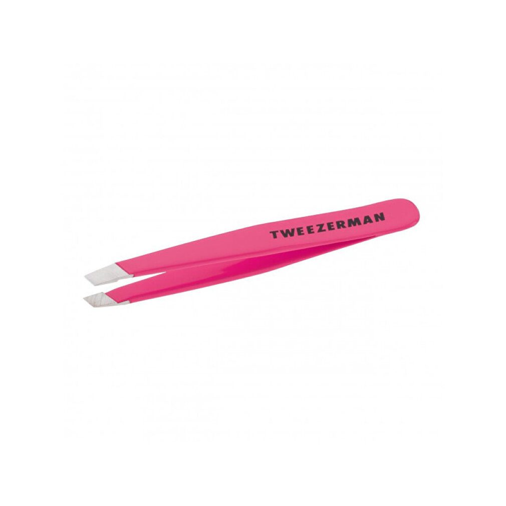 TWEEZERMAN Pinzette Pinzette Schräg Mini Neon Pink, 1 St