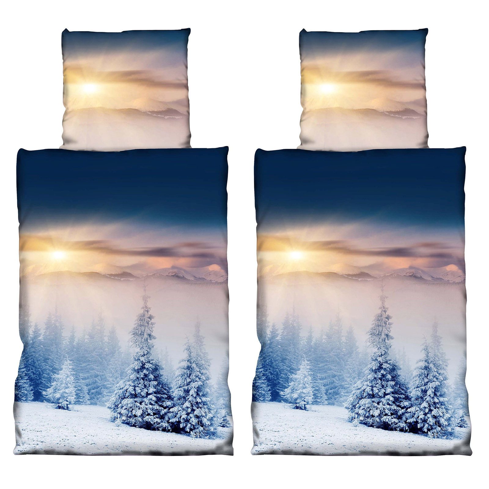 Buymax Bettwäsche Fleece Bettbezug-Set warme Winterbettwäsche, günstig online kaufen