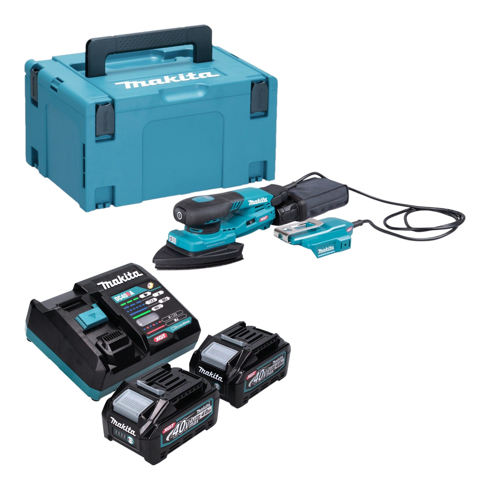 Makita Deltaschleifer BO 006 CGM201 Akku 40 V max. 100 x 150 mm 3,0 mm Hub Brushless