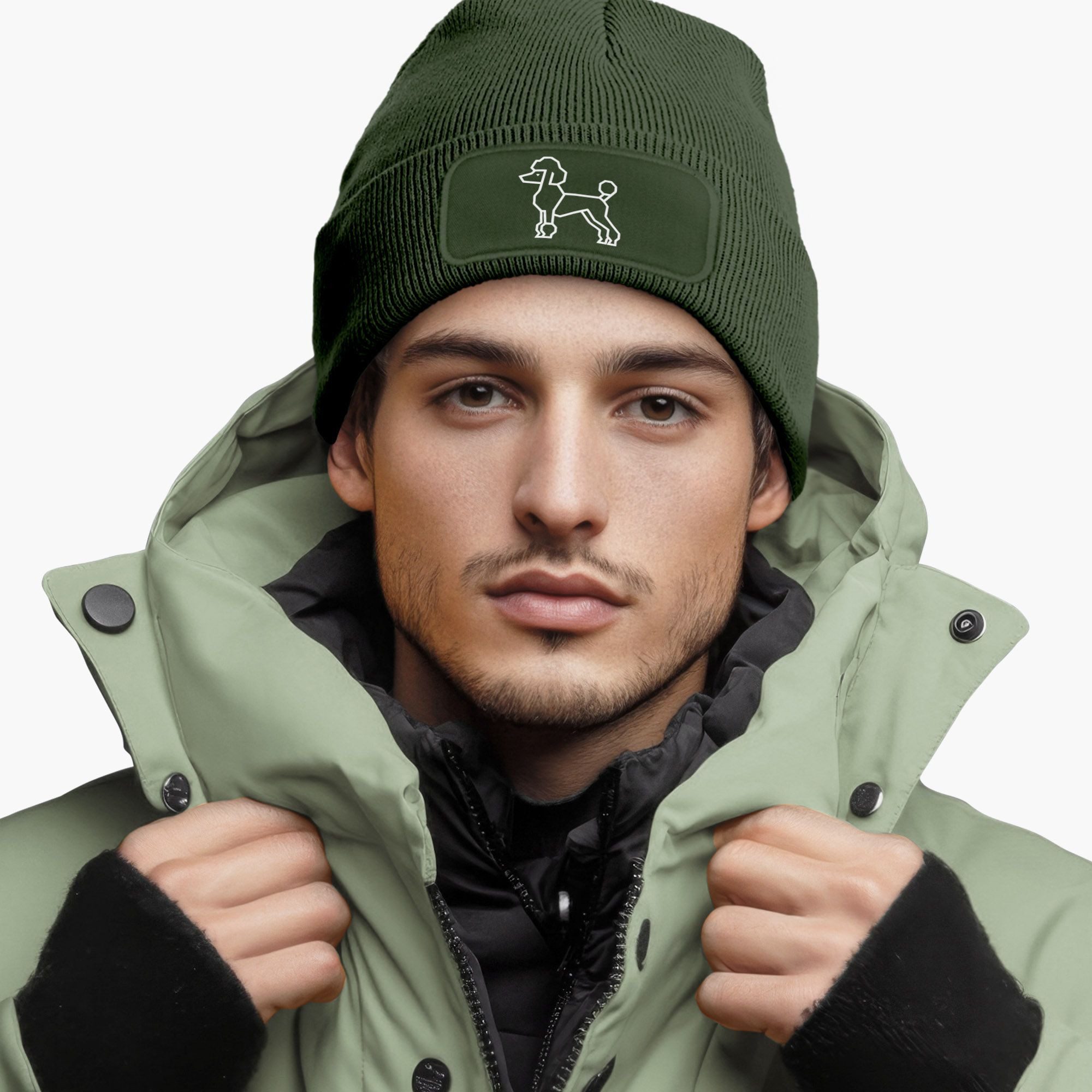 MoonWorks Strickmütze Herren Beanie Wintermütze Hund günstig online kaufen