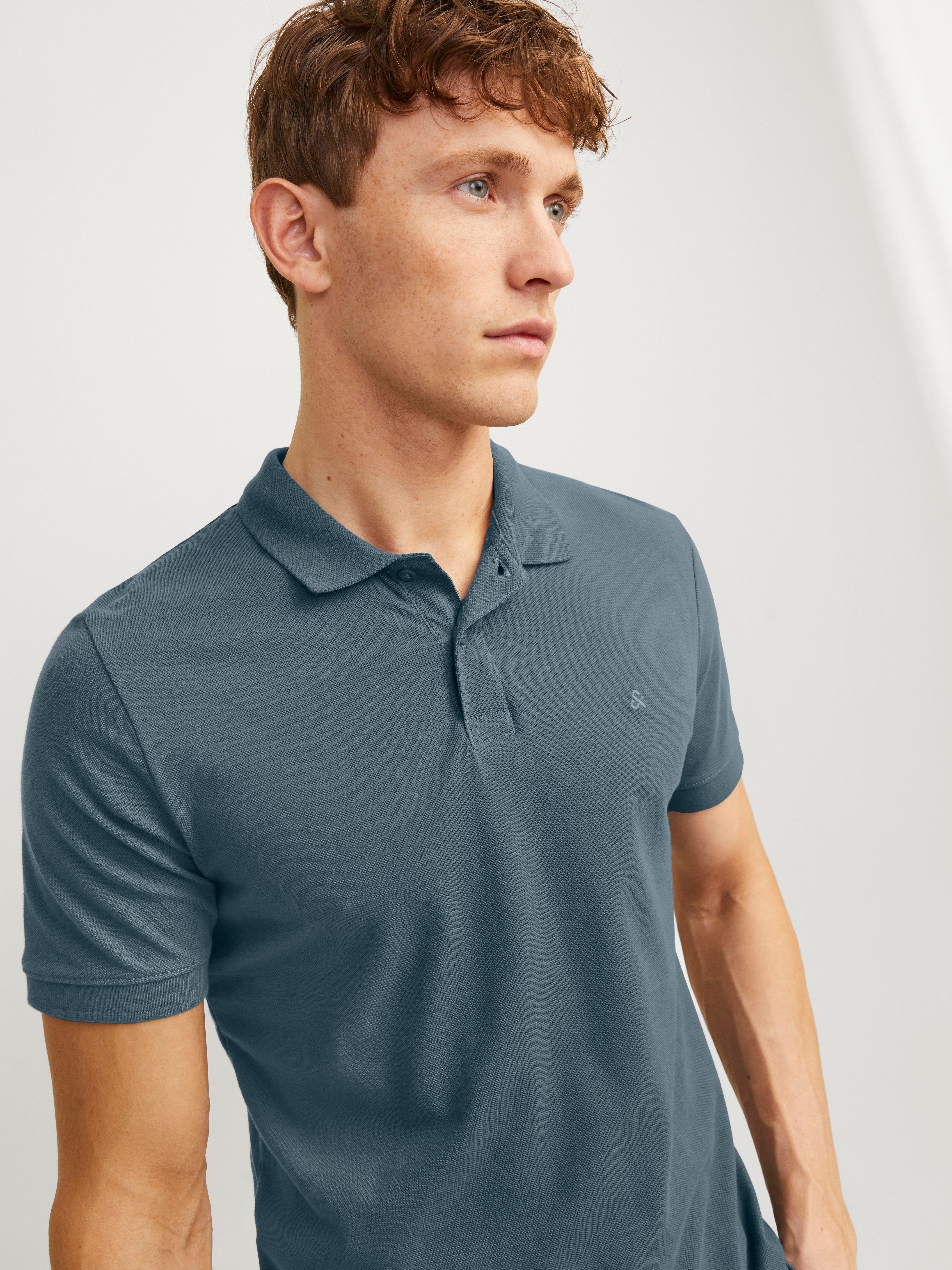 Jack & Jones Poloshirt JJEBASIC POLO SS NOOS mit Logo Stickerei günstig online kaufen