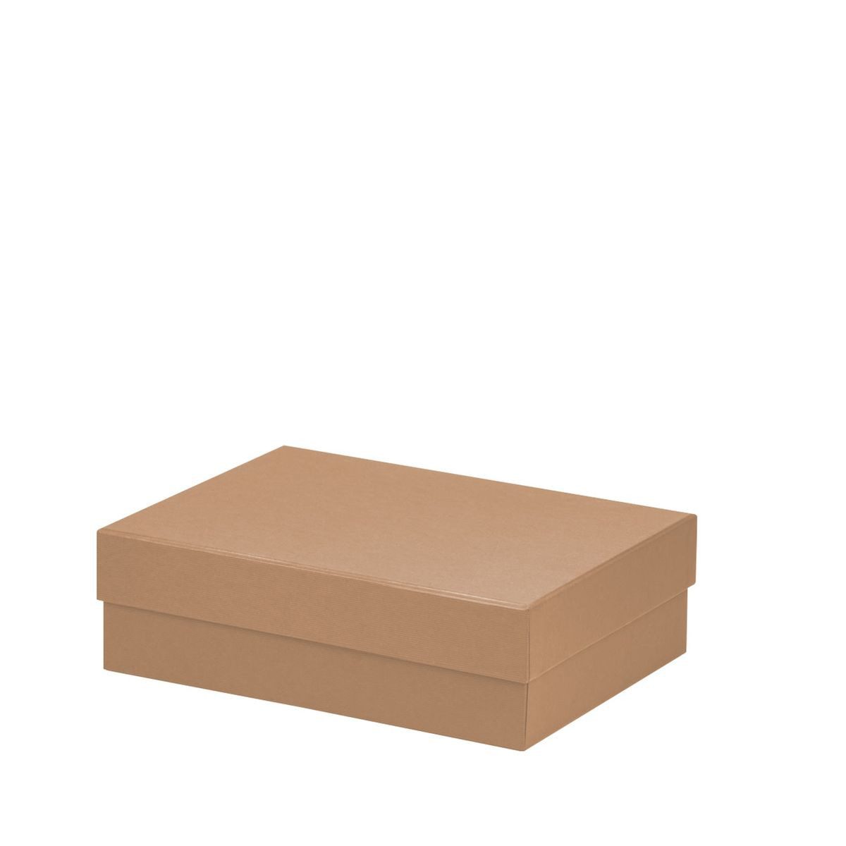 Rössler Geschenkbox RÖSSLER Kartonage Boxline braun 20x26x8cm