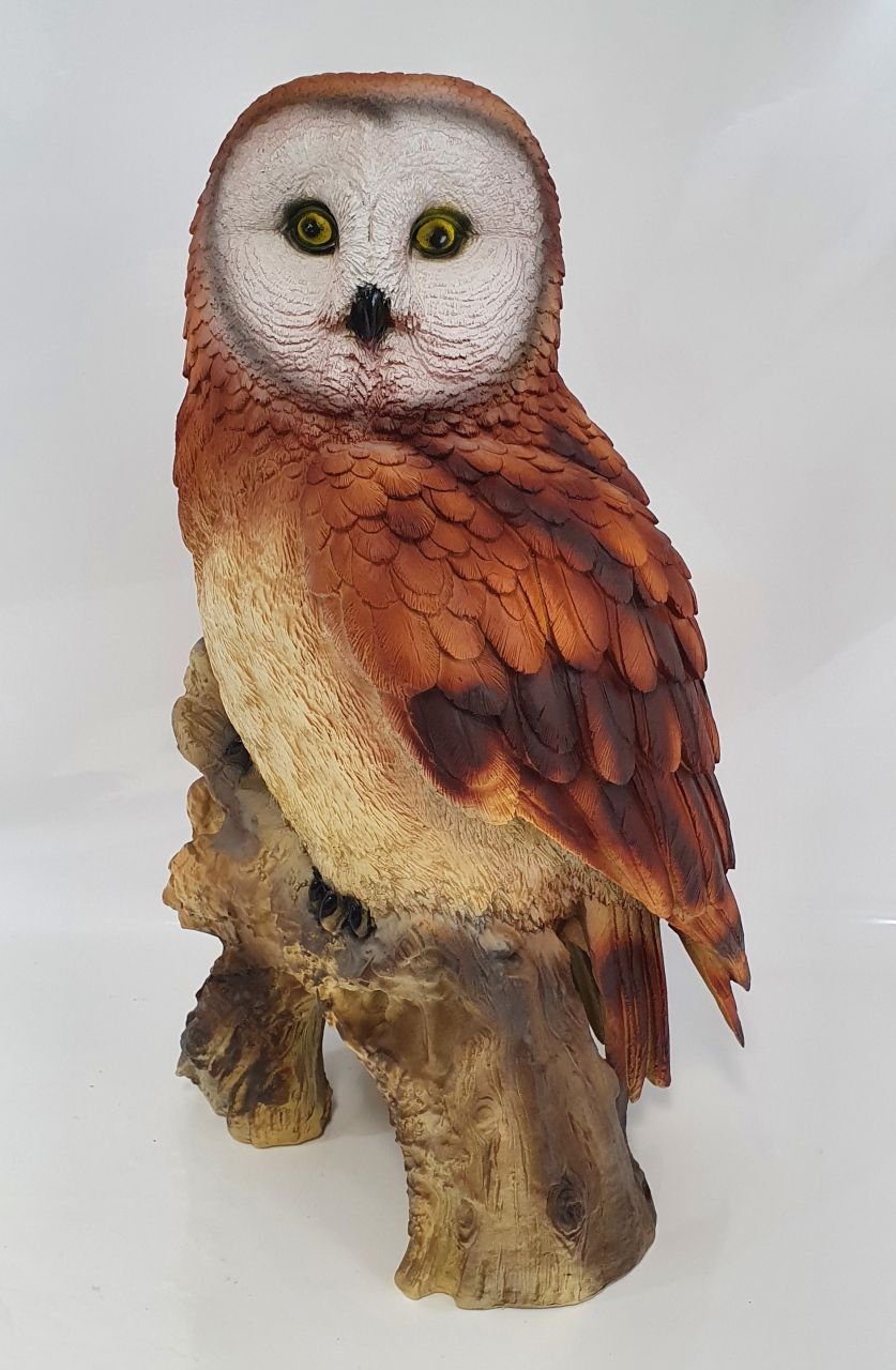 Hitseller Bastelmoos Dekofigur Eule braun 50 x 27 x26 cm