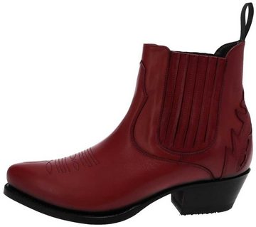 Mayura Boots 2487 Rojo Damen Westernstiefelette Rot Stiefelette