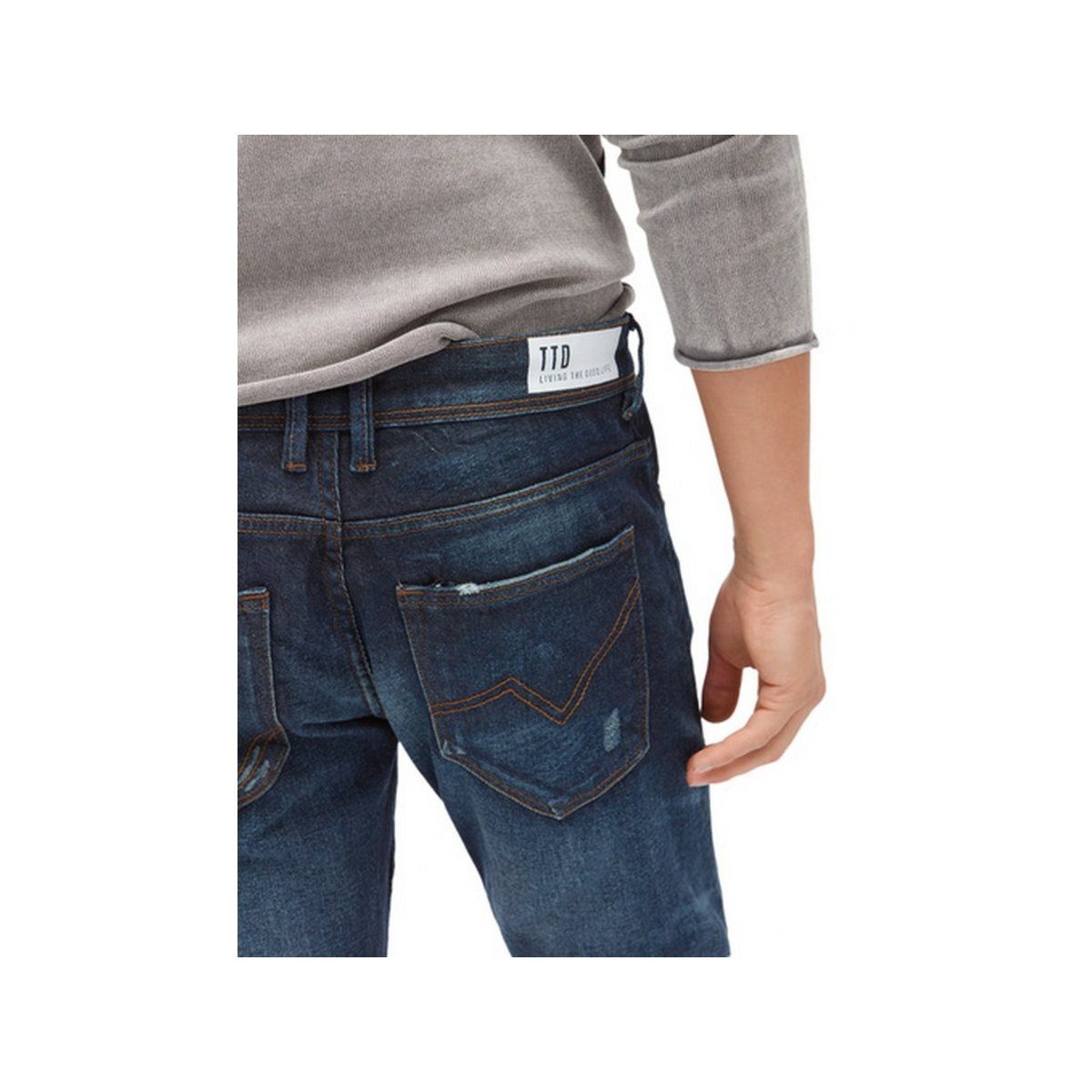 TAILOR blau TOM 5-Pocket-Jeans (1-tlg)