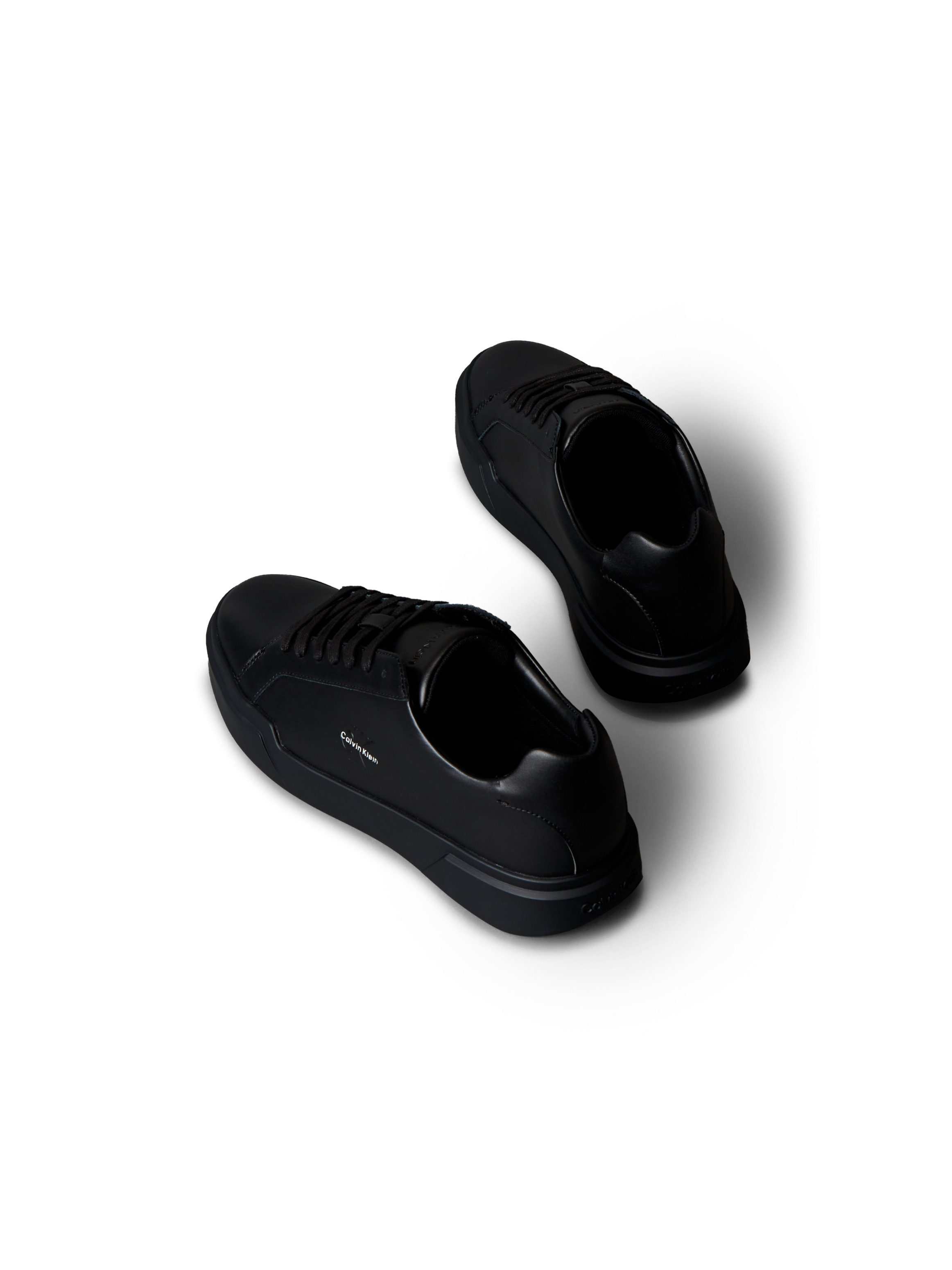 Calvin Klein Jeans CHUNKY CUPSOLE LACEUP LTH Sneaker Freizeitschuh, Halbschuh, Schnürer mit CK-Logoprägung
