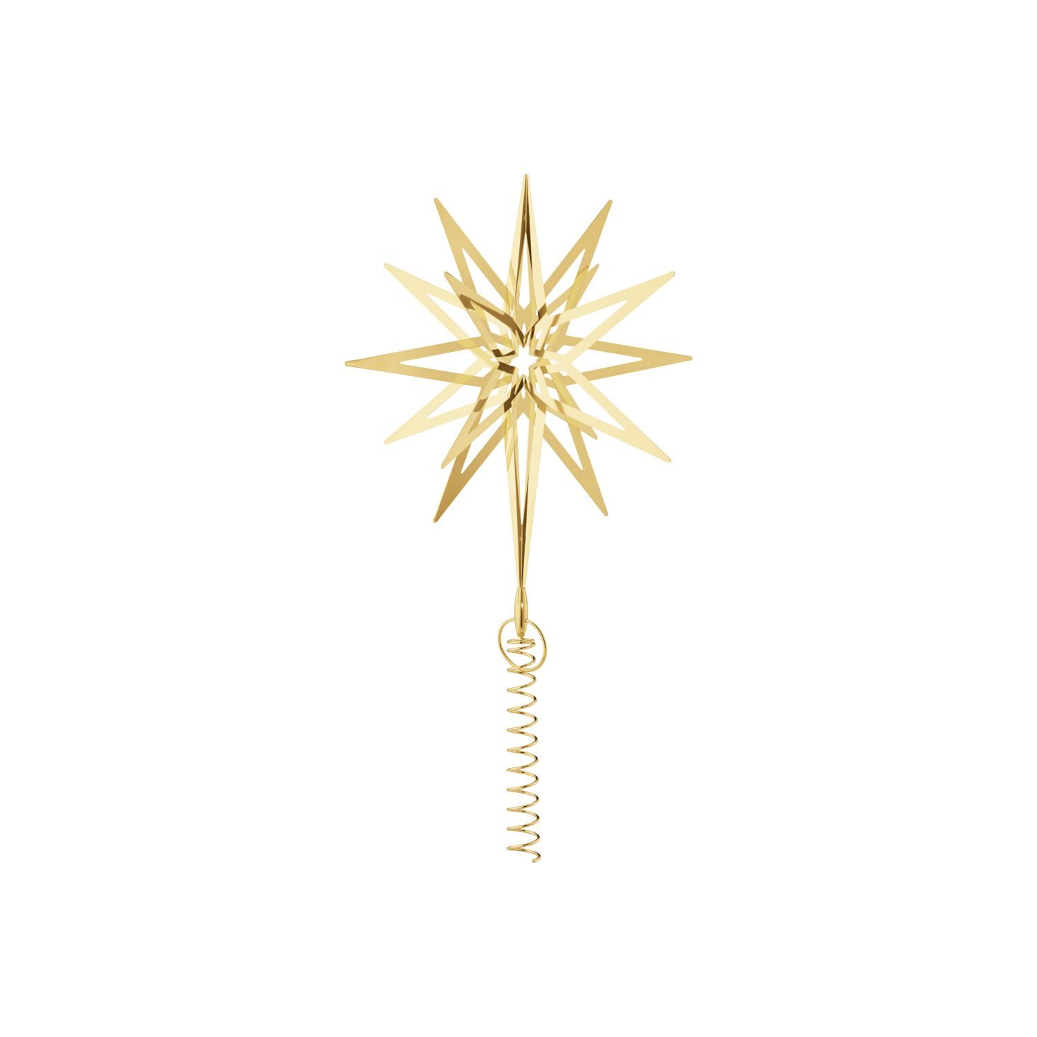 Georg Jensen Christbaumspitze Lyra Groß Goldauflage (1-tlg)