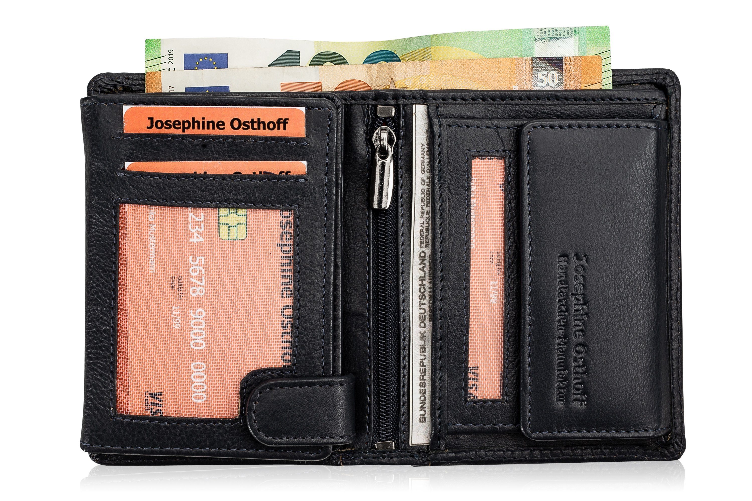 Josephine Osthoff Geldbörse marine Brieftasche Cash