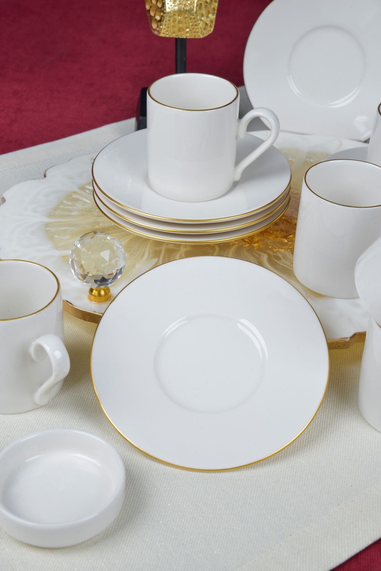 Hermia Concept Espressotasse Becher, 12-tlg., Porzellan, 12-teiliges Set
