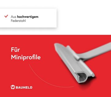 BAUHELD Rollladenaufhängung Mini / Maxi, (6-St), Aufhängefeder Rolladen [Beschichtet] - Für Rolladenkasten