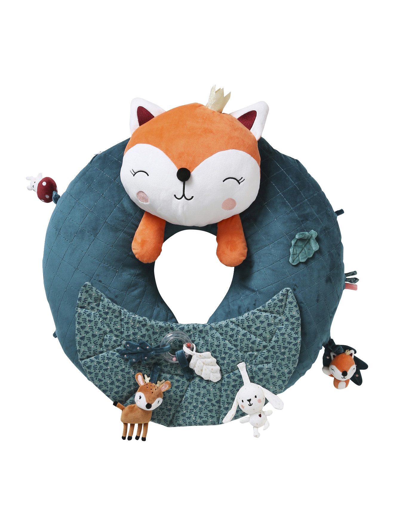 Krabbeldecke Baby Activity-Kissen, vertbaudet, Feinmotorik