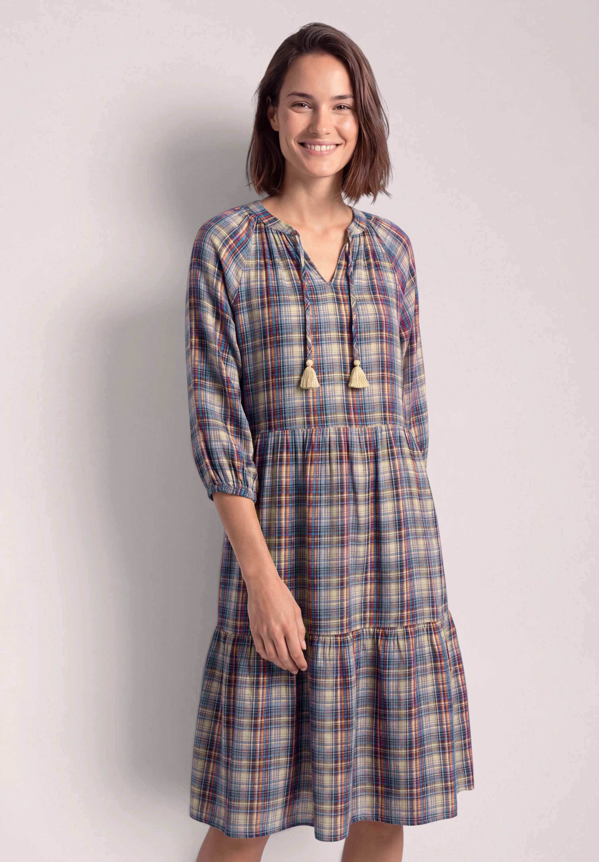 CECIL Midikleid mit allover Print