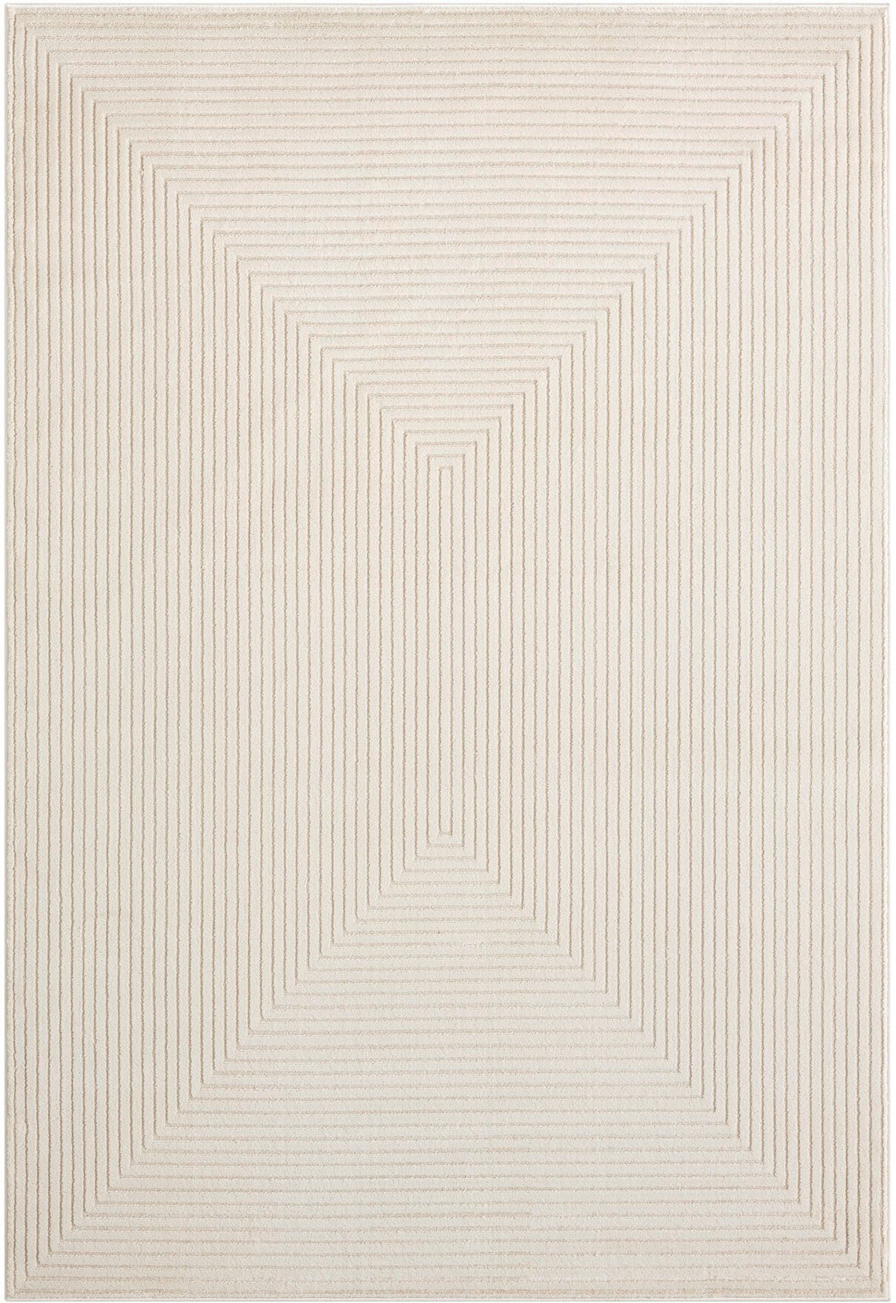 my home Teppich Kylian, rechteckig, Höhe: 9 mm, dezenter Glanz, Schrumpf-Ga günstig online kaufen