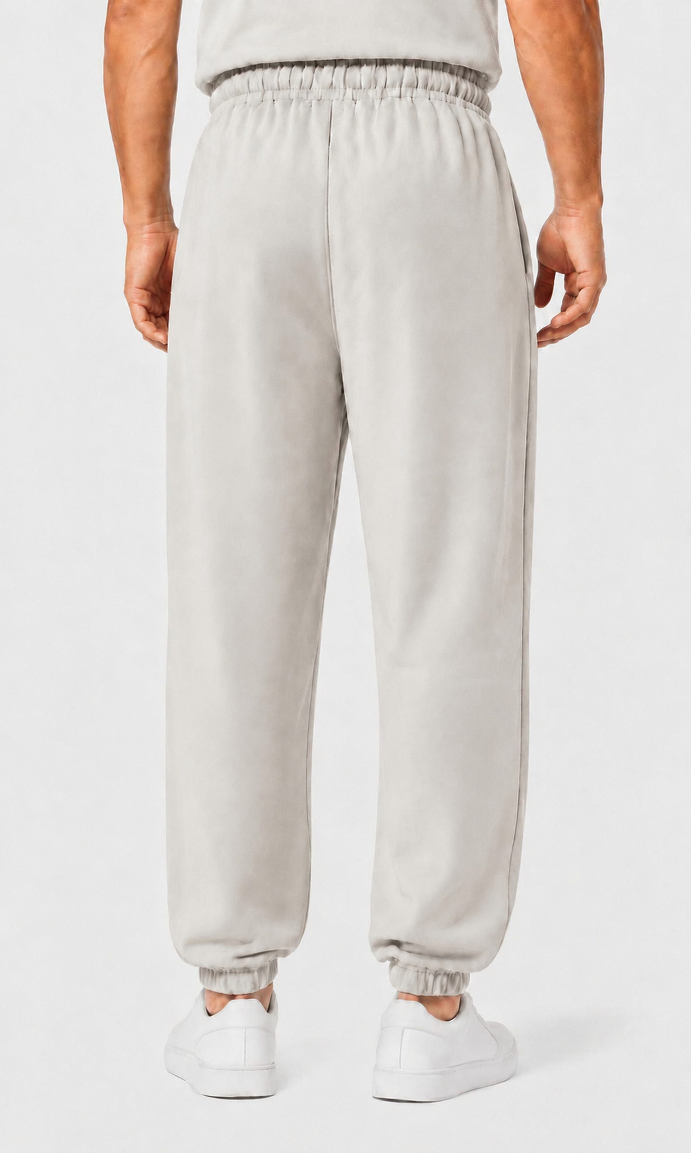 CUBAIANS Jogginghose Caonao Herren Baggy Pant Hose Freizeit Loose Fit Sweat mit Bündchen Elastischer Bund mit Tunnelzug