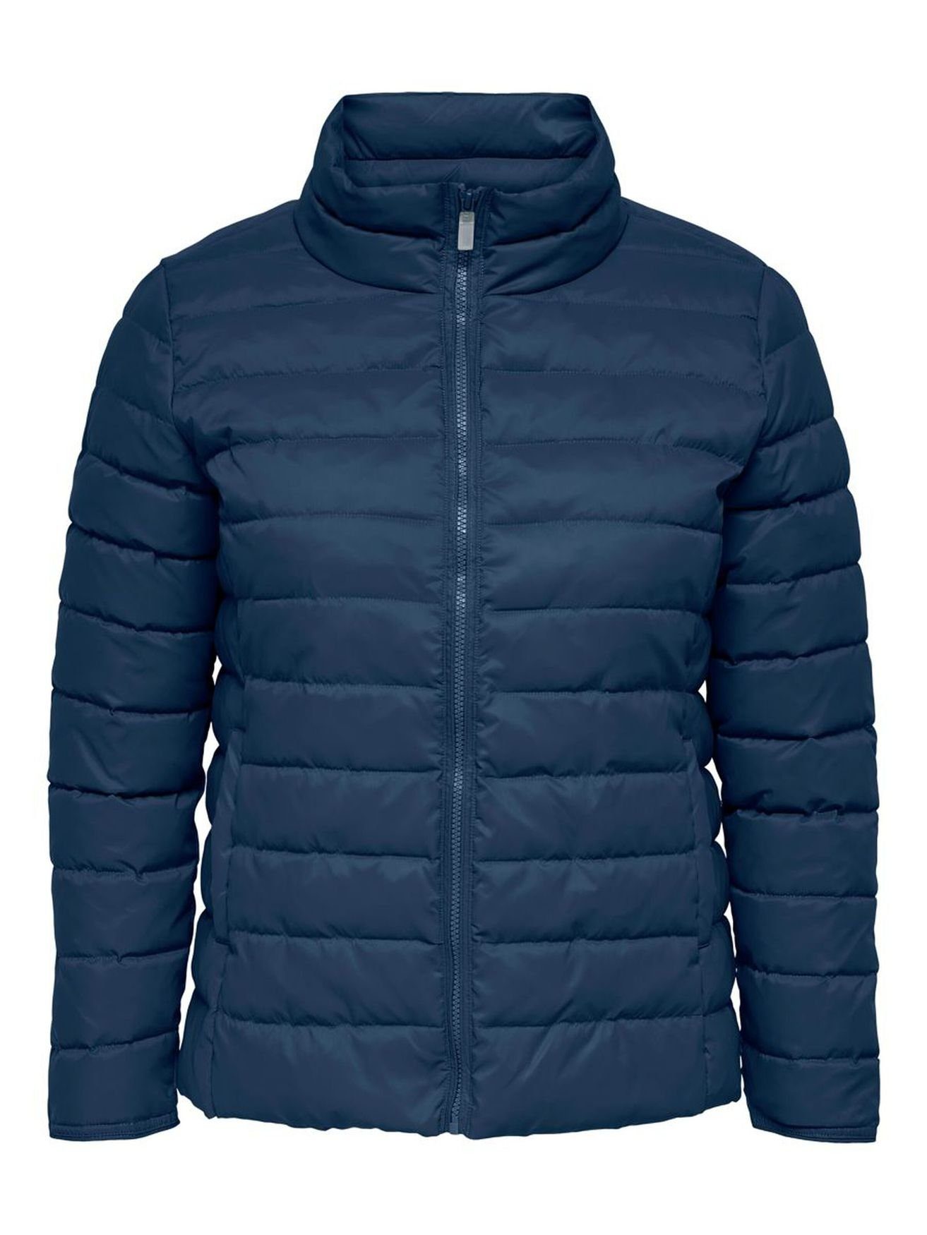 Übergrößen Plus Dunkelblau 4213 ONLY Wattierte CARMAKOMA Size Stepp Puffer in Blouson (1-St) Übergangsjacke