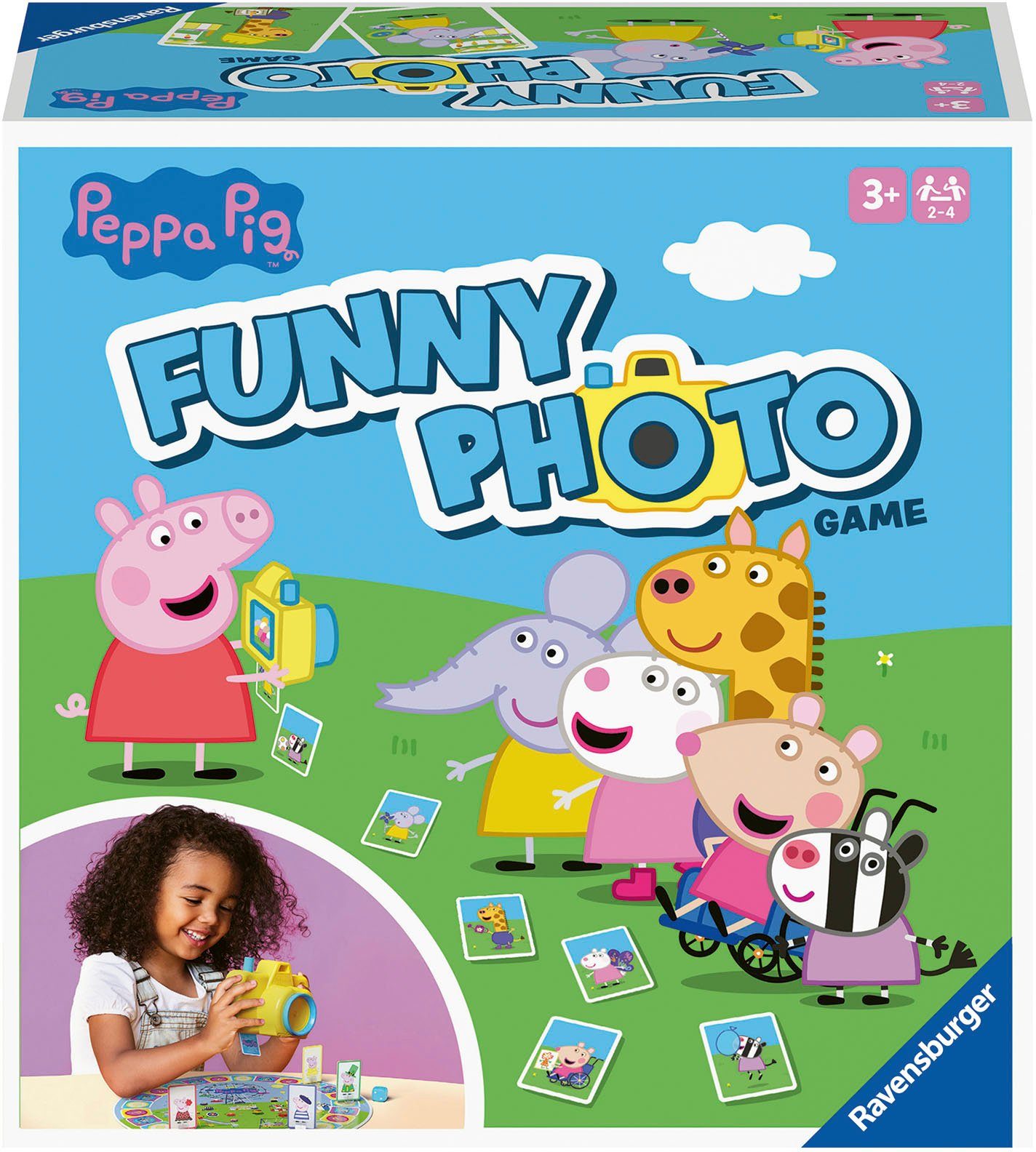 Ravensburger Spiel, Kinderspiel Peppa Pig Funny Foto Game