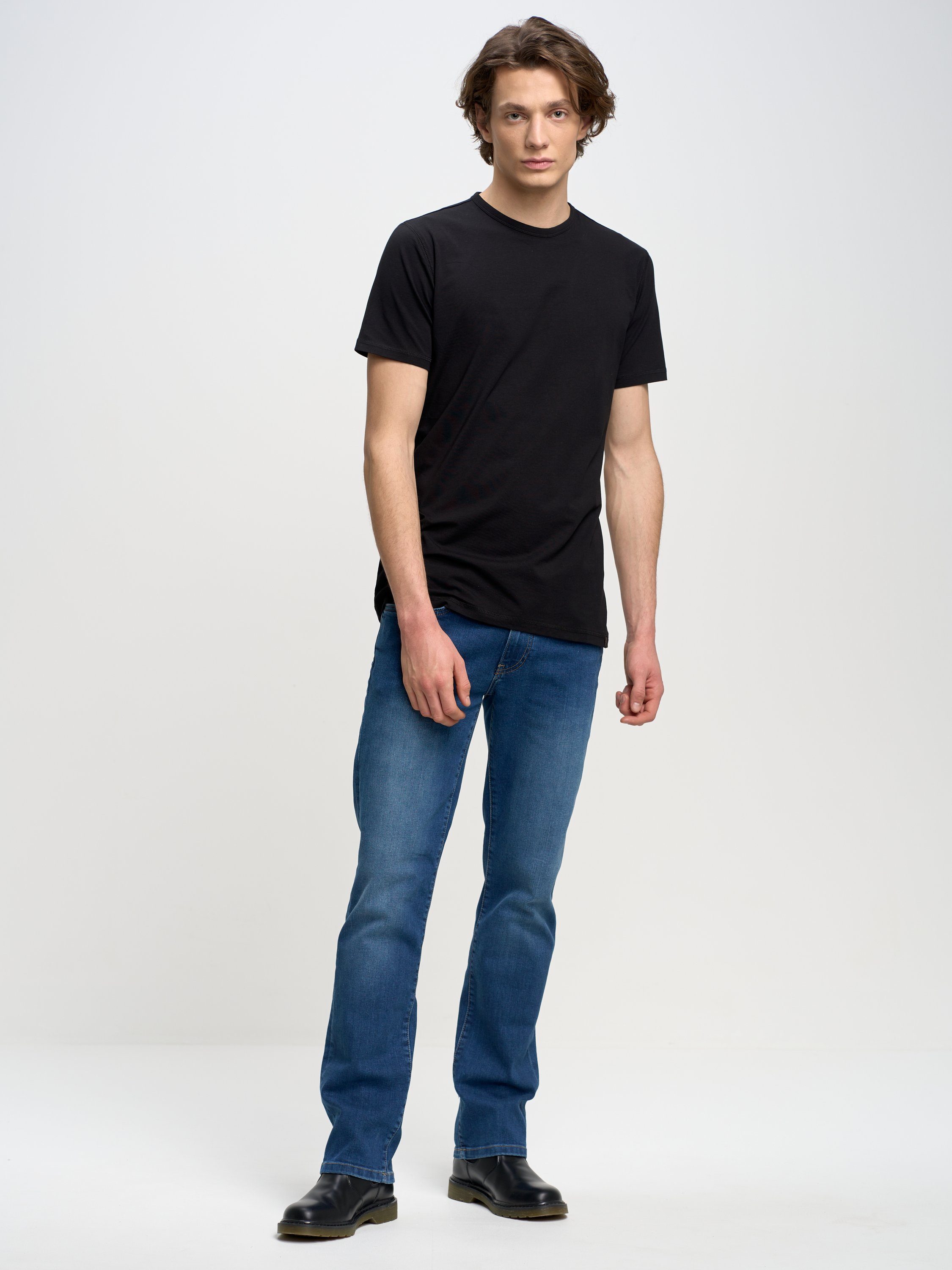 (1-tlg) TERRY STAR Slim-fit-Jeans BIG royalblau