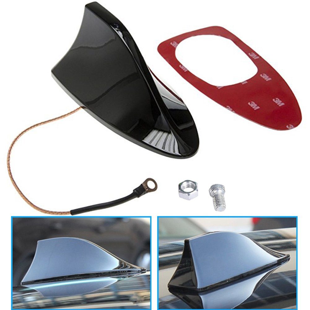 Bolwins A53C Universal Auto Shark Hai Antenne Dachantenne Haifisch Hochglanz Dachantenne