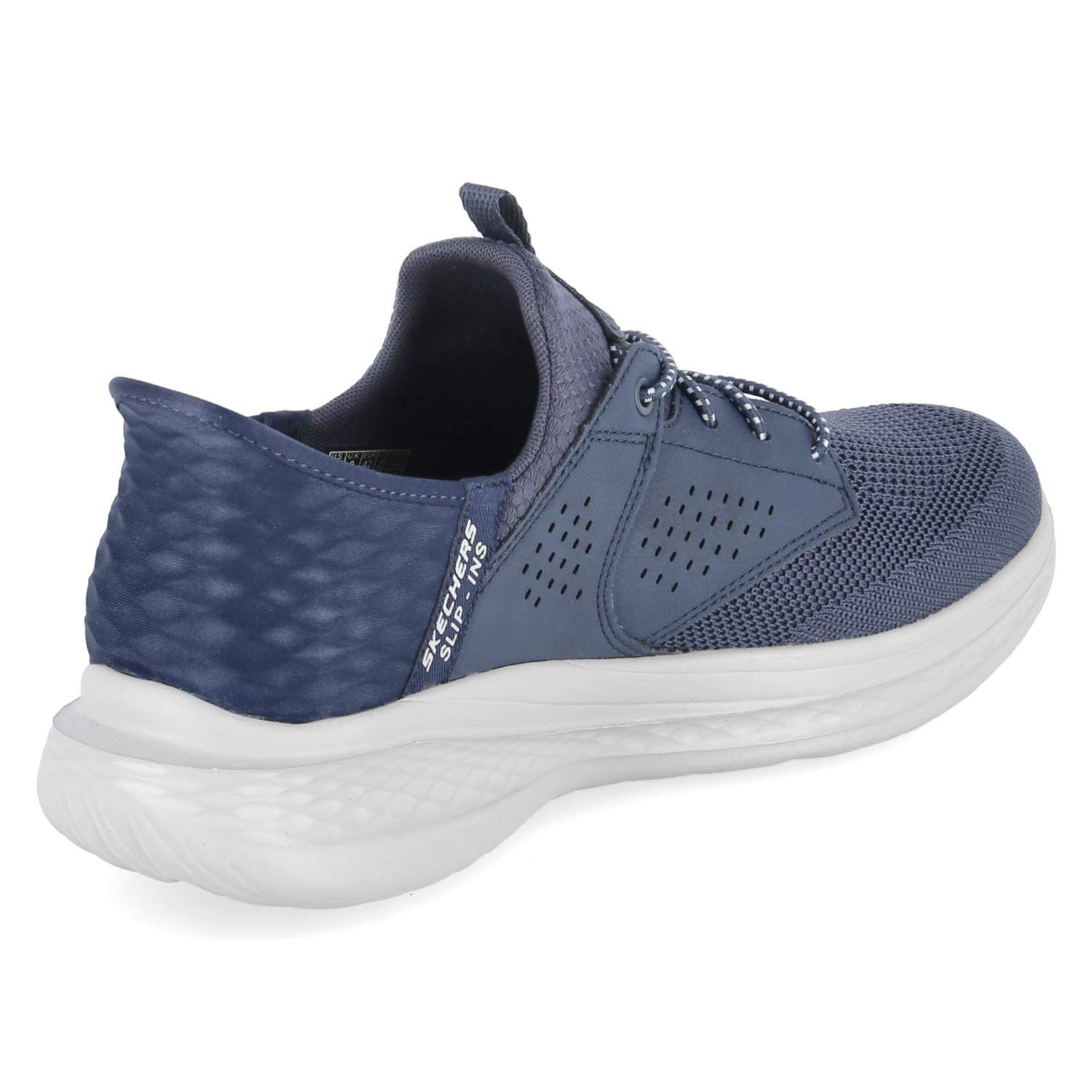 Skechers Skechers Slipper 210889 NVY Herren Textil & Synthetik blue Schnürschuh – Bild 4 von 5