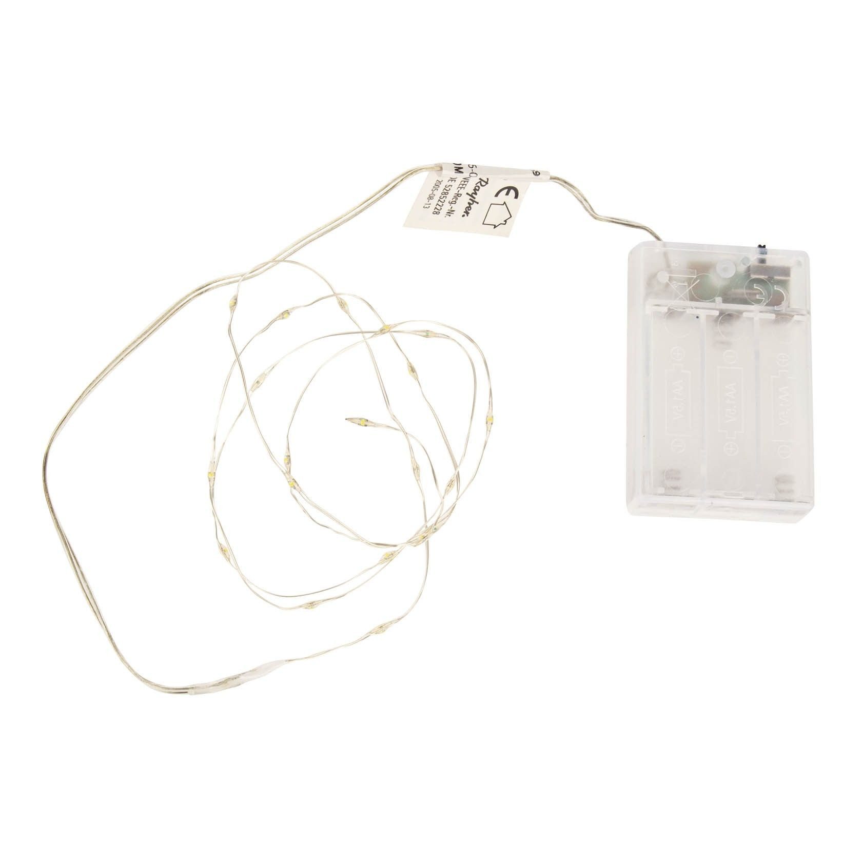 Schwibbogen-Fensterbank Mini LED-Lichterkette mit Timer 20 LEDs NEU