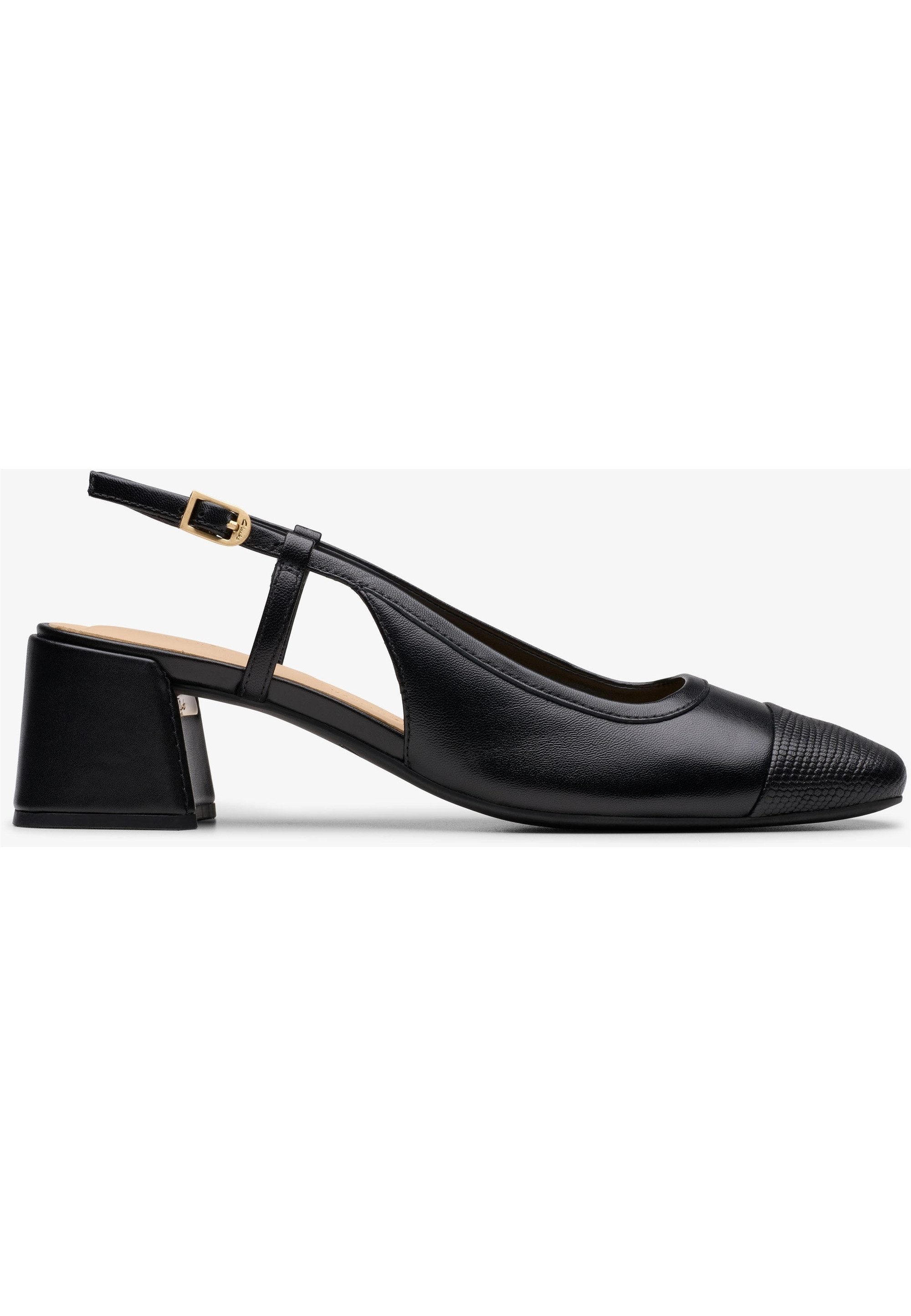 Clarks Nyta45 Sling Slipper mit Blockabsatz