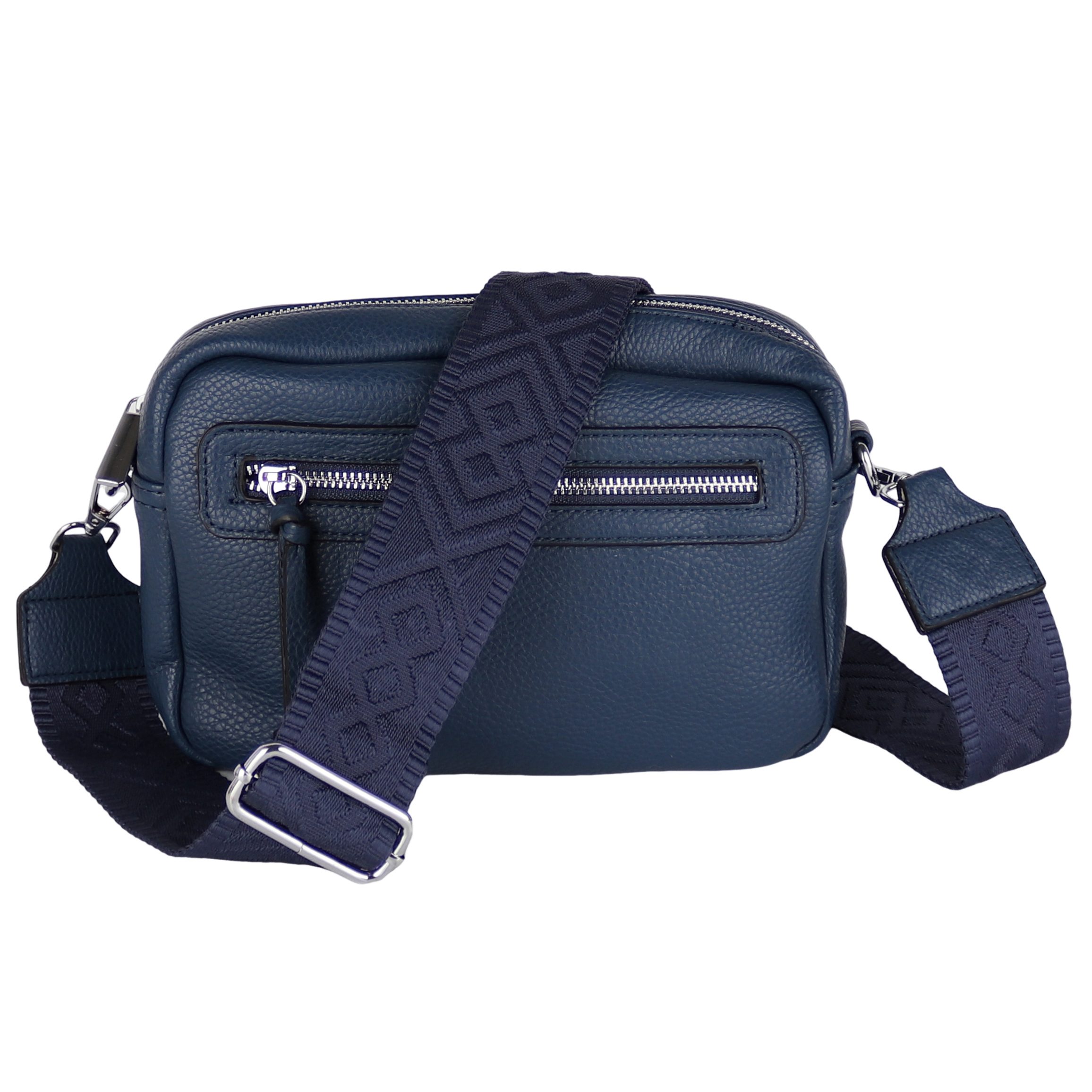 MIRROSI Umhängetasche Damen, Veganleder Crossbody Tasche Bag, Schultertasche (inkl. 1 Münzbeutel und 2 Wechselgurte, 26x16x8cm (BXHXT), gemusterten & verstellbaren Schulterriemen