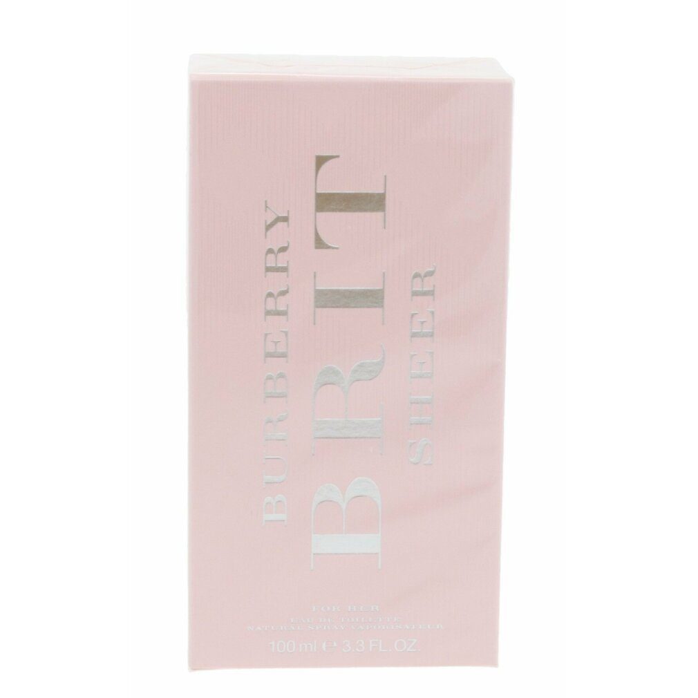 BURBERRY Eau de Toilette Brit Sheer, Glasflakon, Parfüm EDT, Damenduft