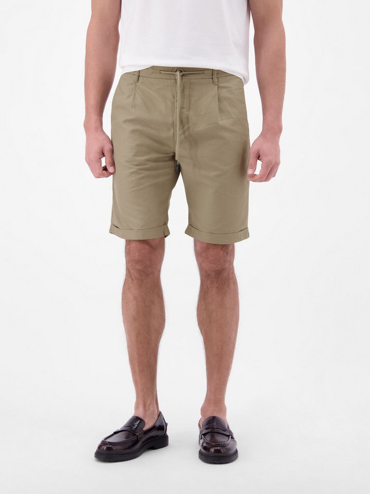 LERROS Chinoshorts Chino-Shorts aus Baumwoll-Leinen-Mischgewebe Chino Hose Herren kurz, Tunnelzugbund und Gürtelschlaufen, 4 Taschen