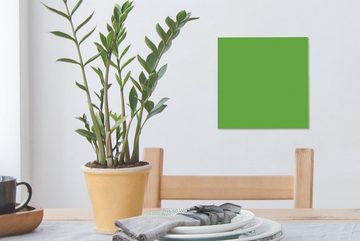 OneMillionCanvasses® Leinwandbild Grün - Muster - Farben, (1 St), Leinwand Bilder für Wohnzimmer Schlafzimmer