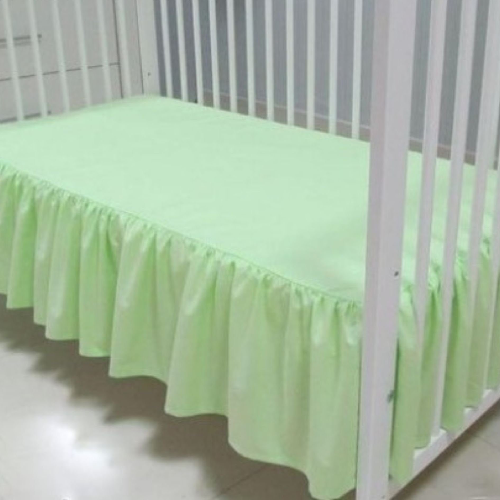 Babymajawelt Betthusse Bettvolant Bettlaken für Babybett, günstig online kaufen