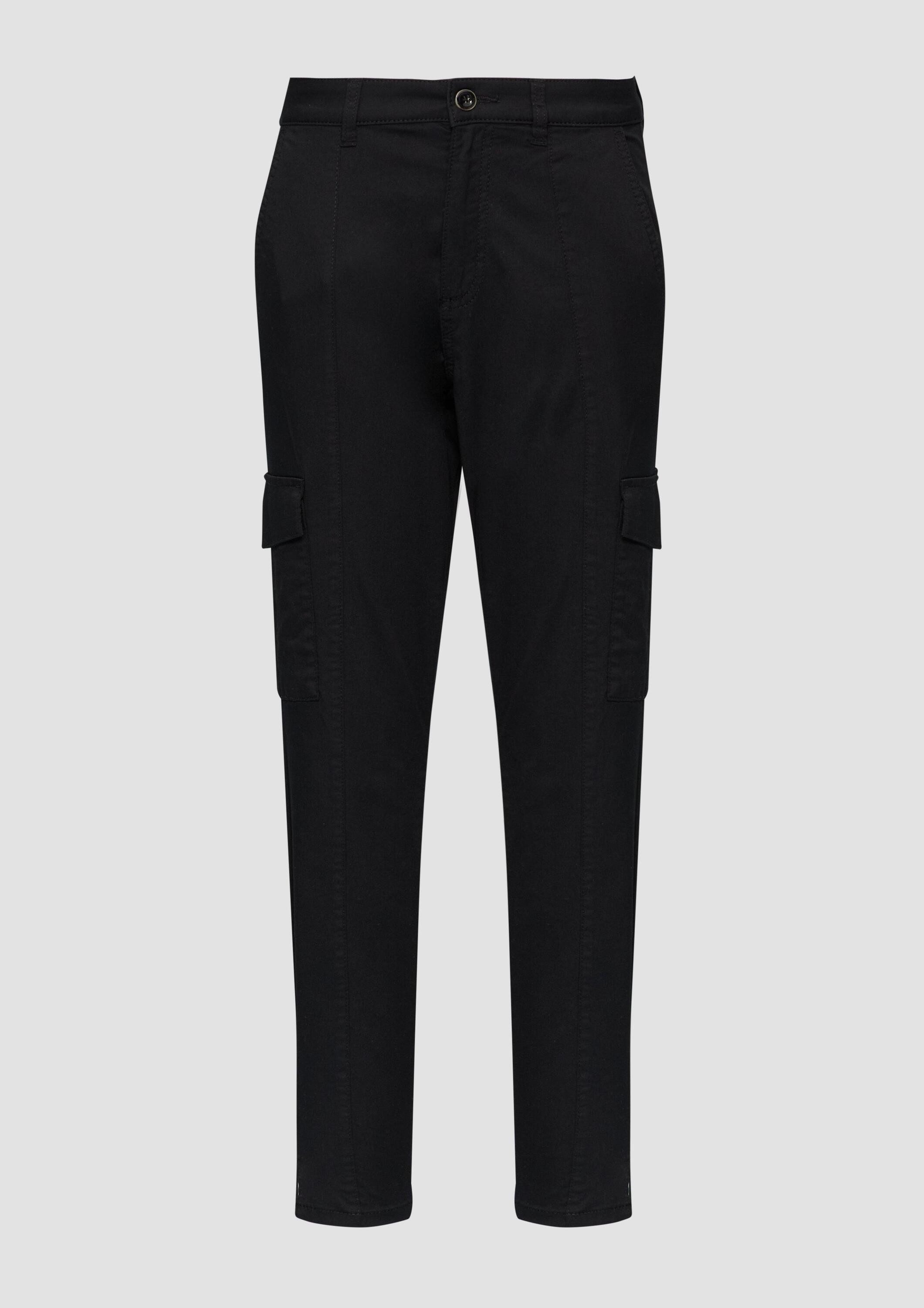 s.Oliver 7/8-Hose Hose Chinohose Betsy mit Cargotaschen und Ziernähten