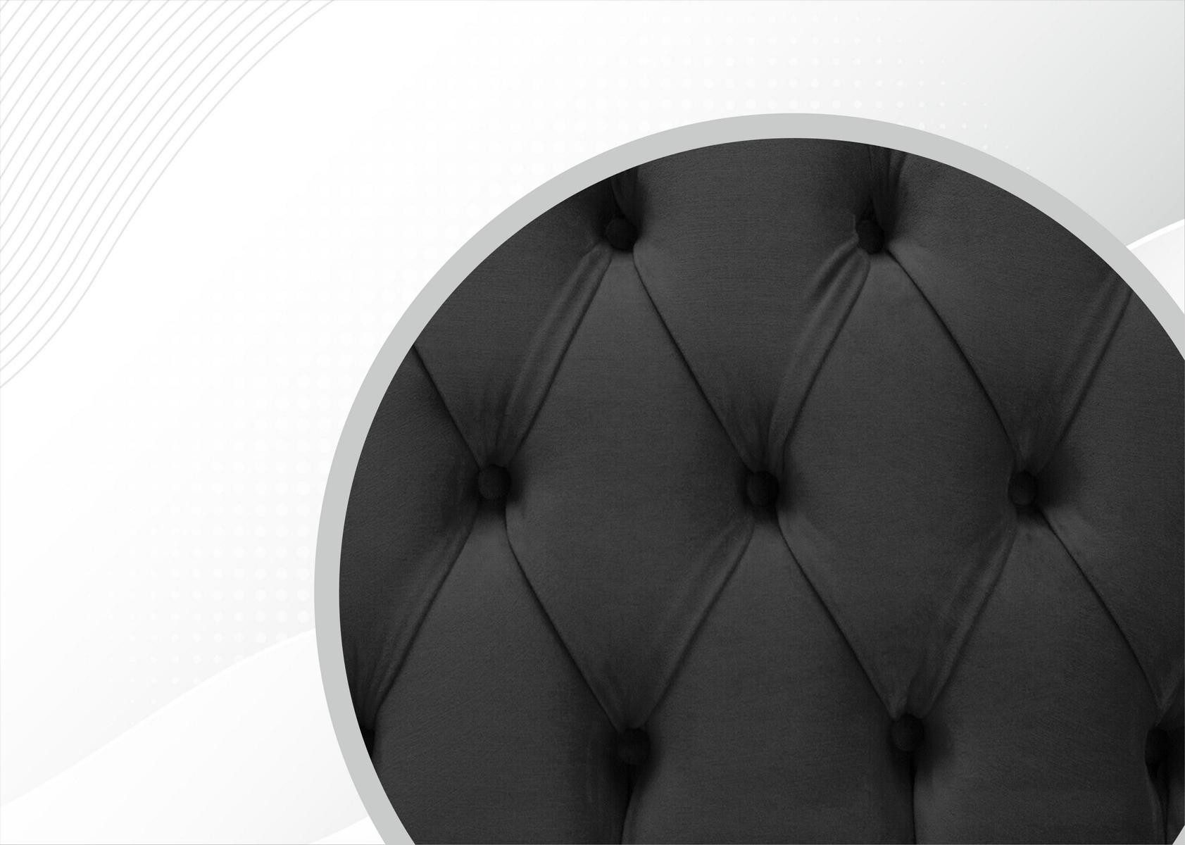 Xlmoebel XXL-Sessel Schwarzer Design-Lounge-Sessel aus hochwertigem Material (Sessel), Hergestellt in Europa