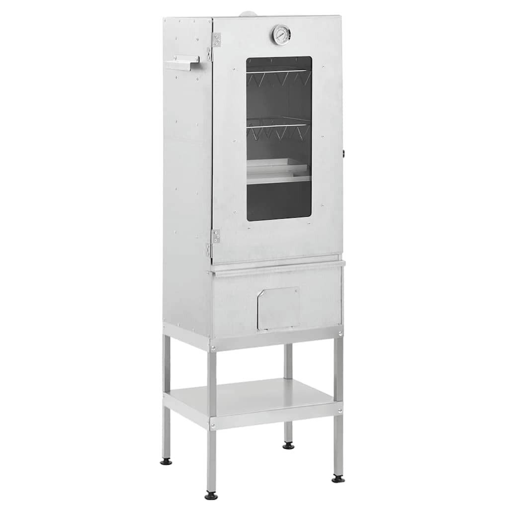 furnicato Räucherofen Multifunktionaler verzinkter Stahl 44,5x29x83 cm mit Tisc