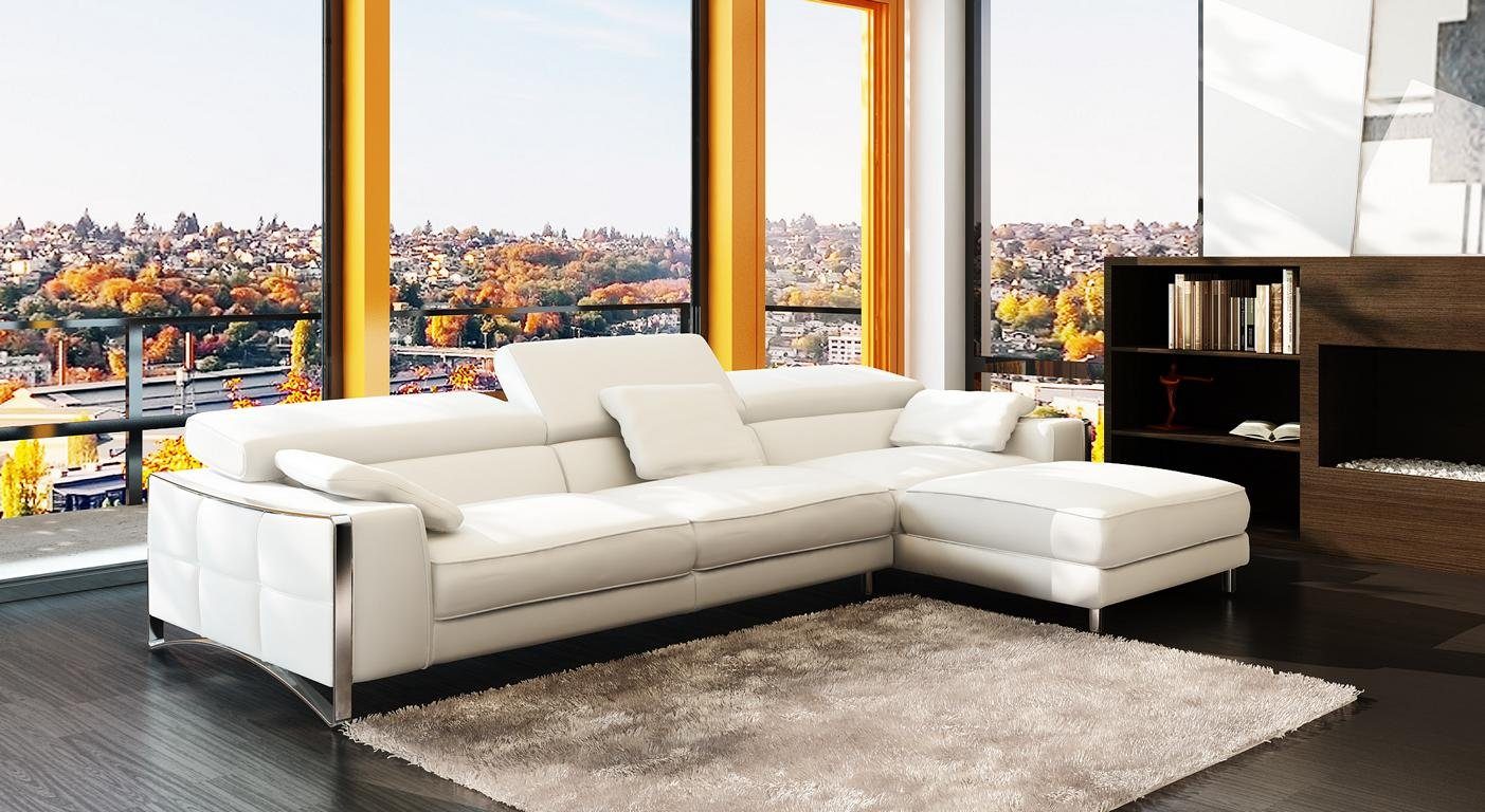JVmoebel Ecksofa Design Sofa Sofas Wohnlandschaft, Made Polster in Big Europe XXL Ecken Couch Leder Eck