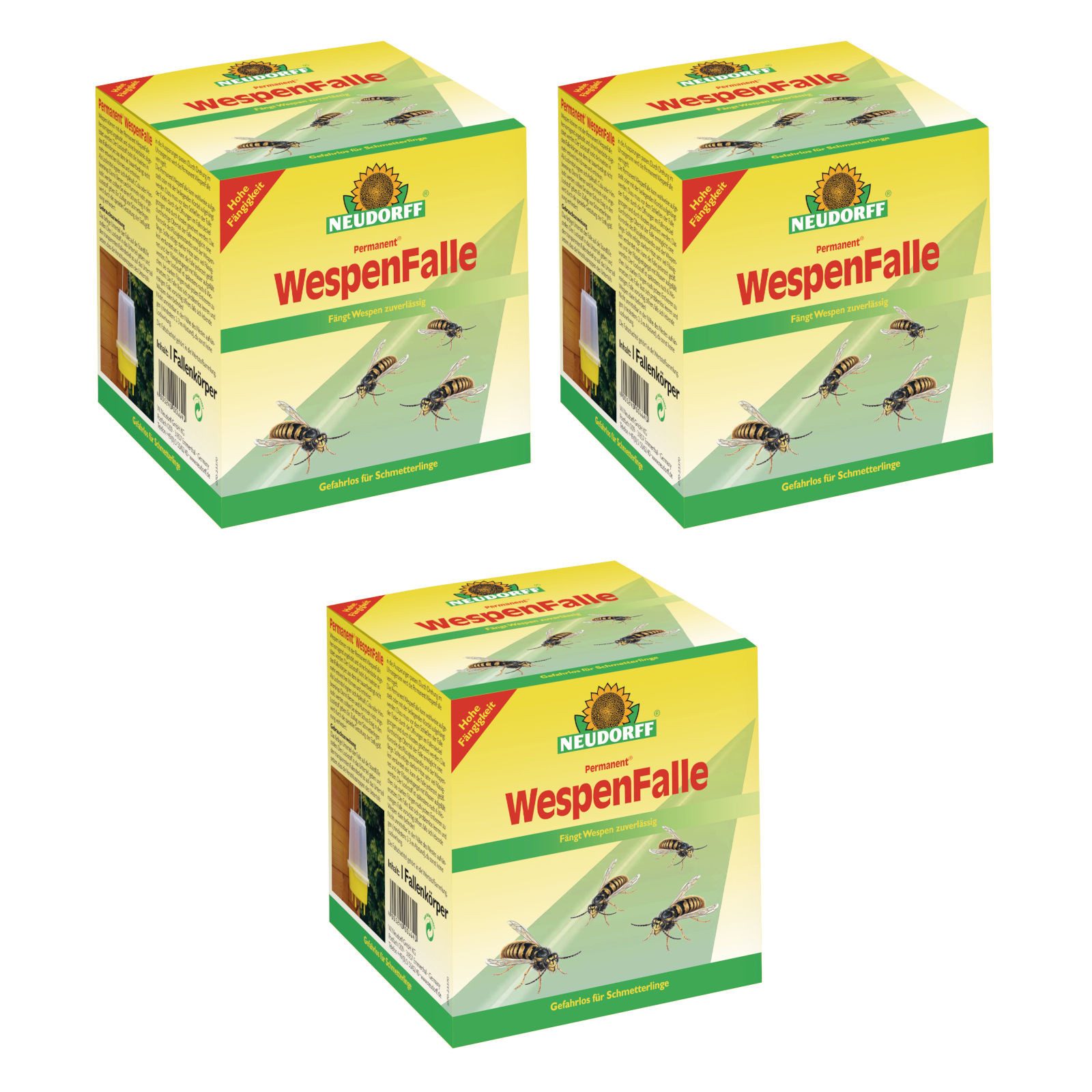 Insektenfalle Permanent WespenFalle 3 Stück