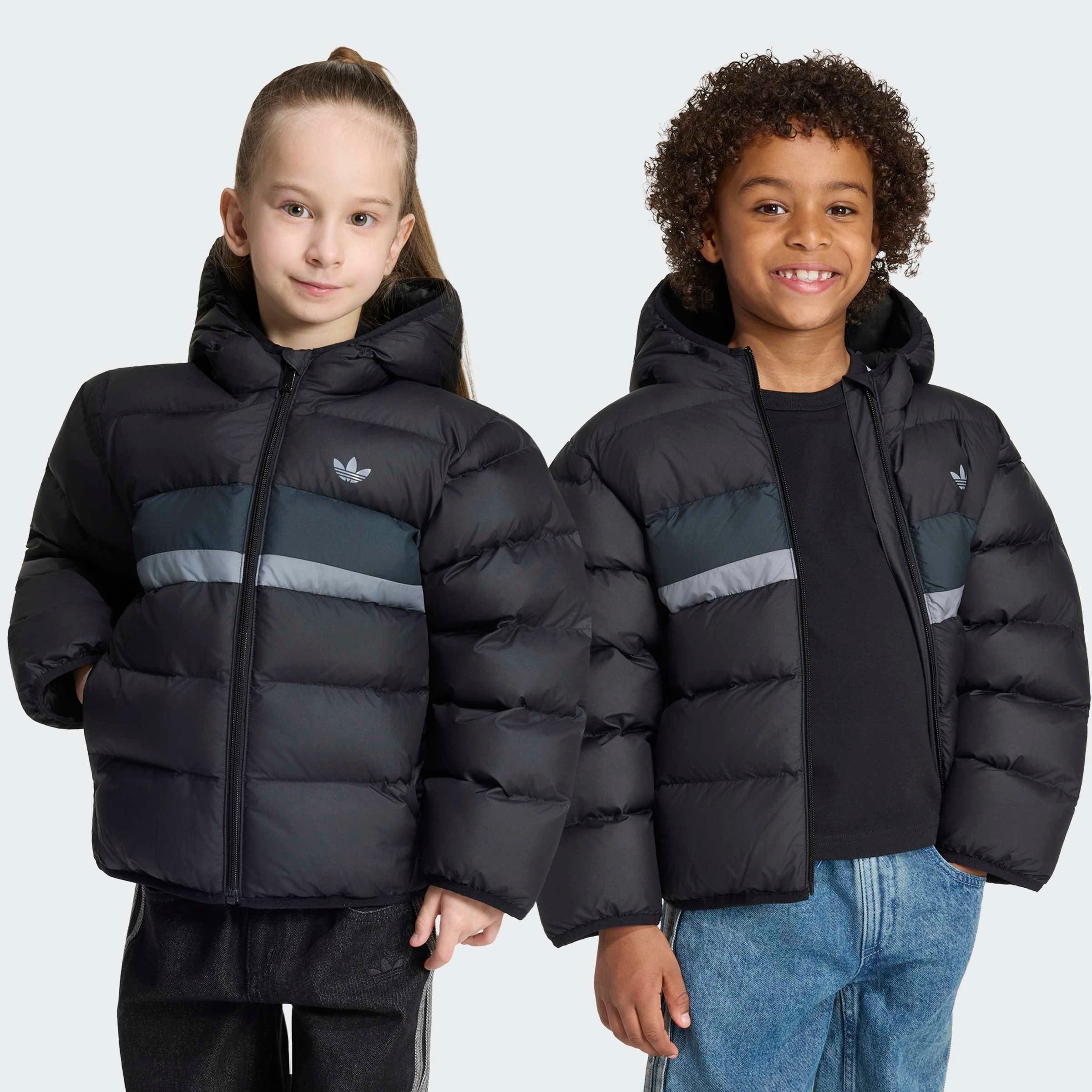 adidas Originals Trainingsjacke PUFFER BLOCKING Trainingsjacke für Kinder, sportlicher Stil