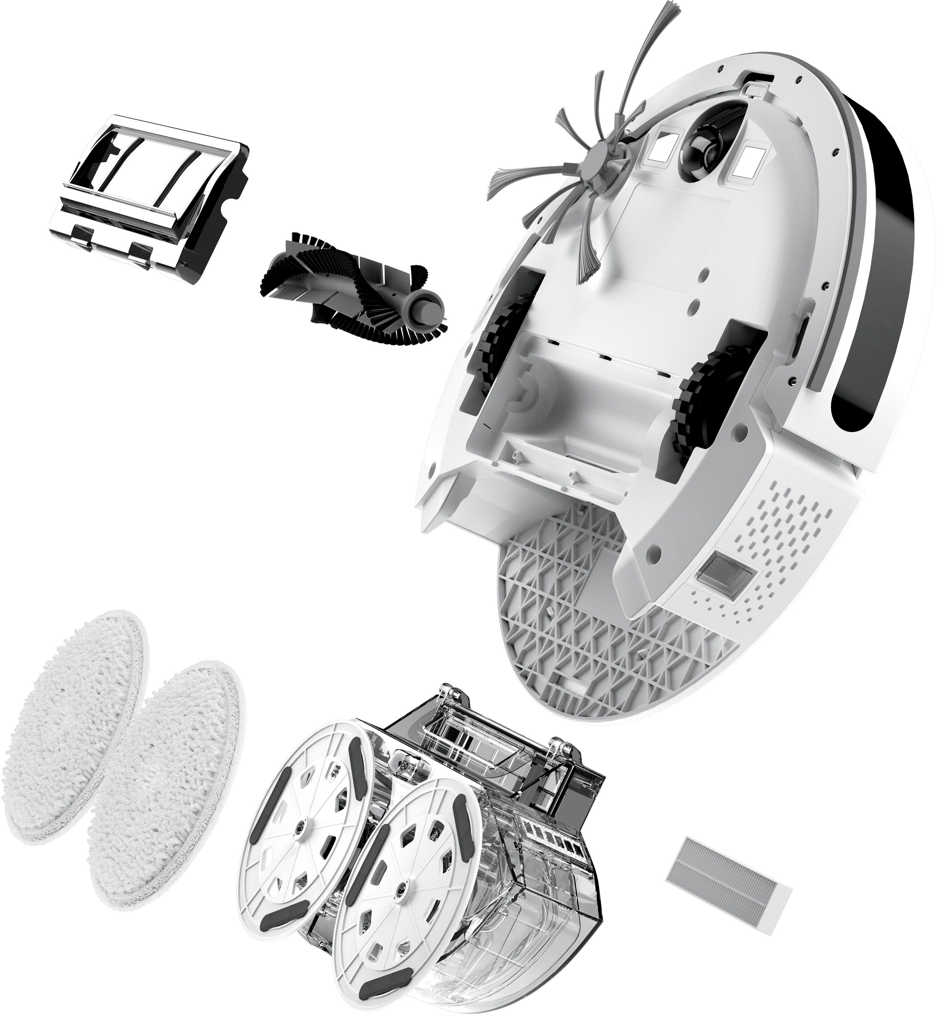 Pet, R5 mit Robot Saugfunktion 44 SpinWave Wischroboter W, Bissell