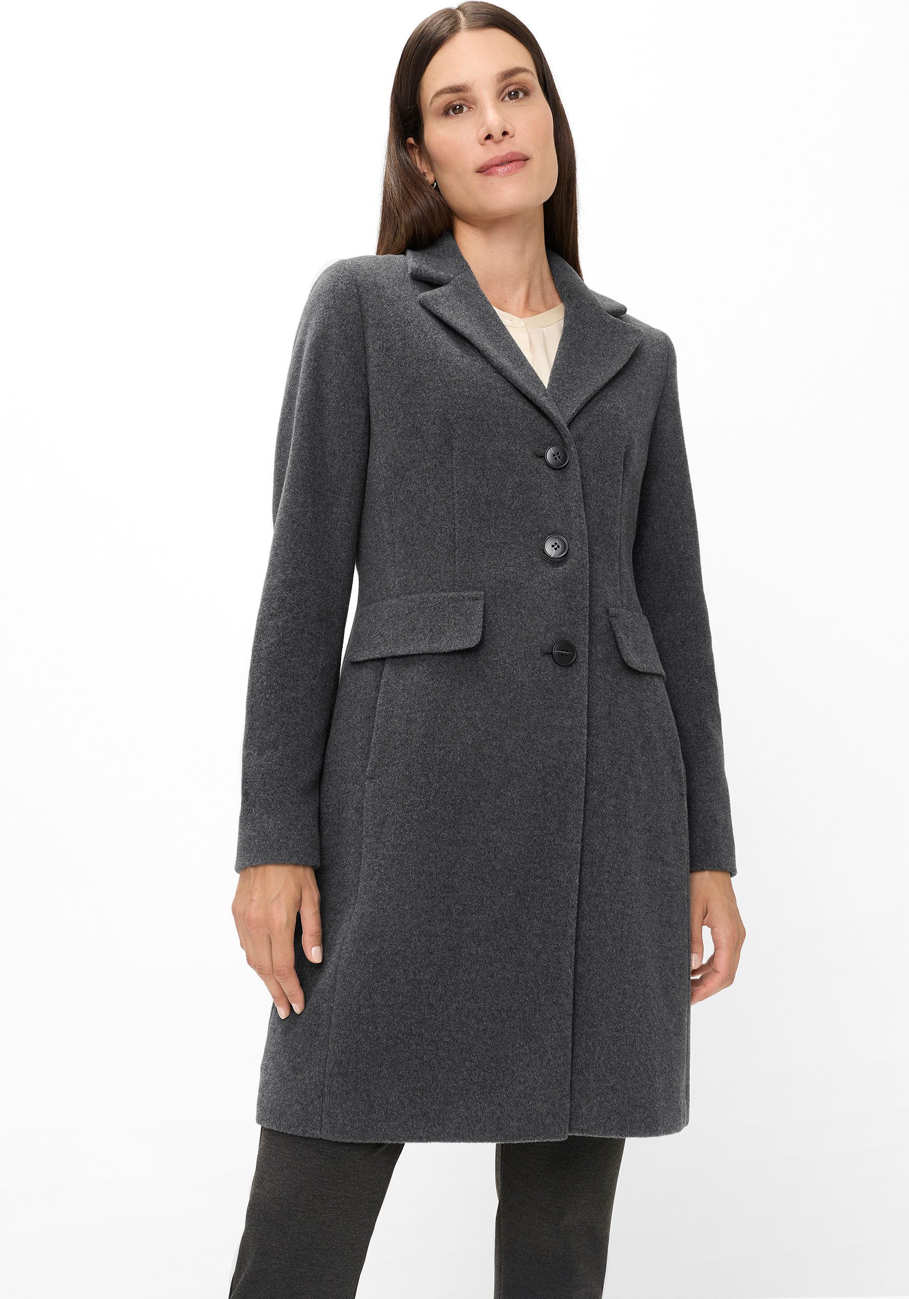 Fuchs Schmitt Wollmantel mit Reverskragen günstig online kaufen