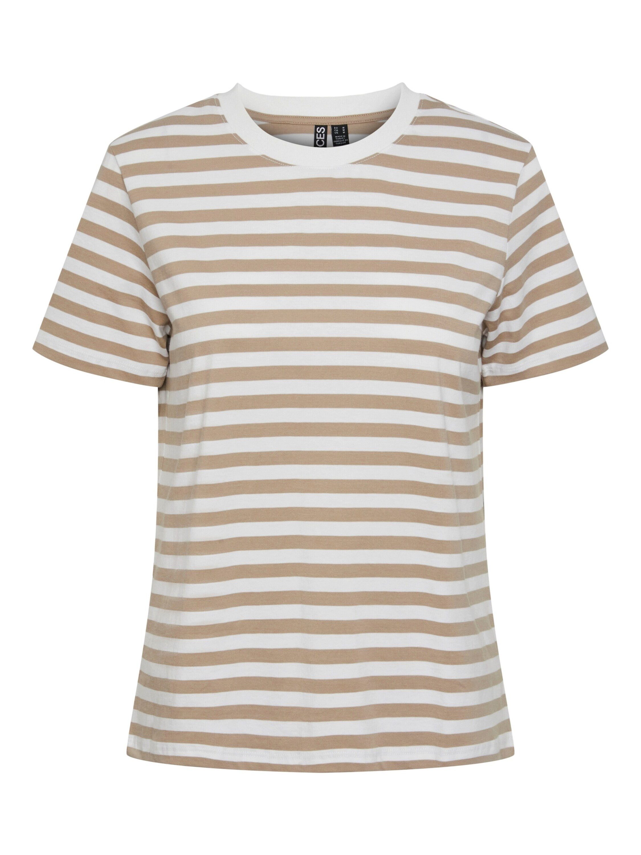Kurzarmshirt PCRIA SS TEE STRIPES NOOS BC