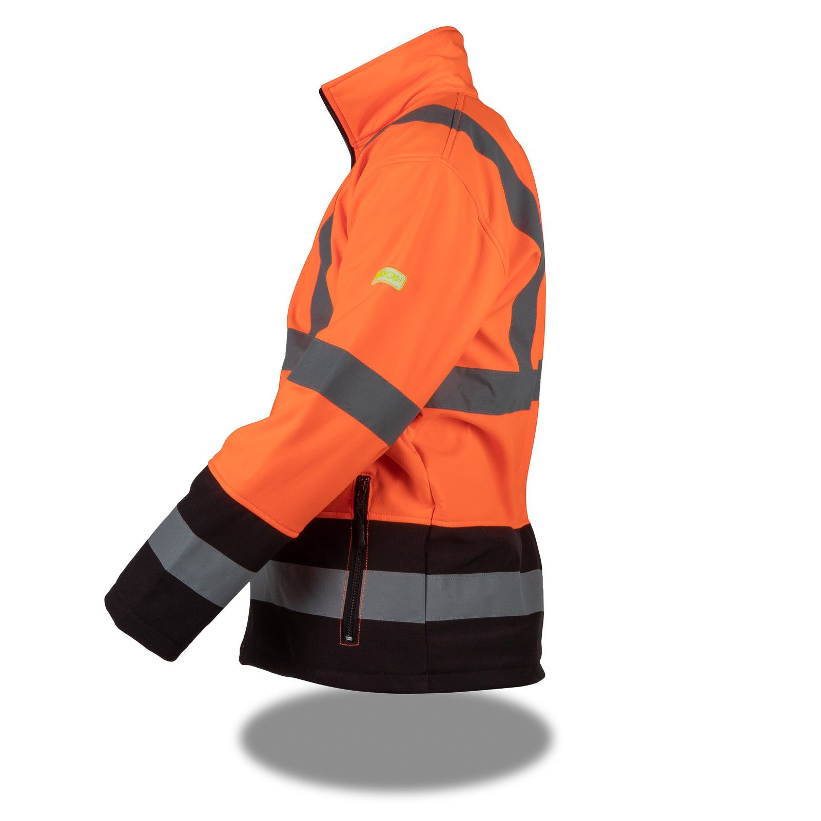 Arbeitsjacke Warnschutzjacke reflektierende in gelb-oder orange Softshell FSH Rodopi