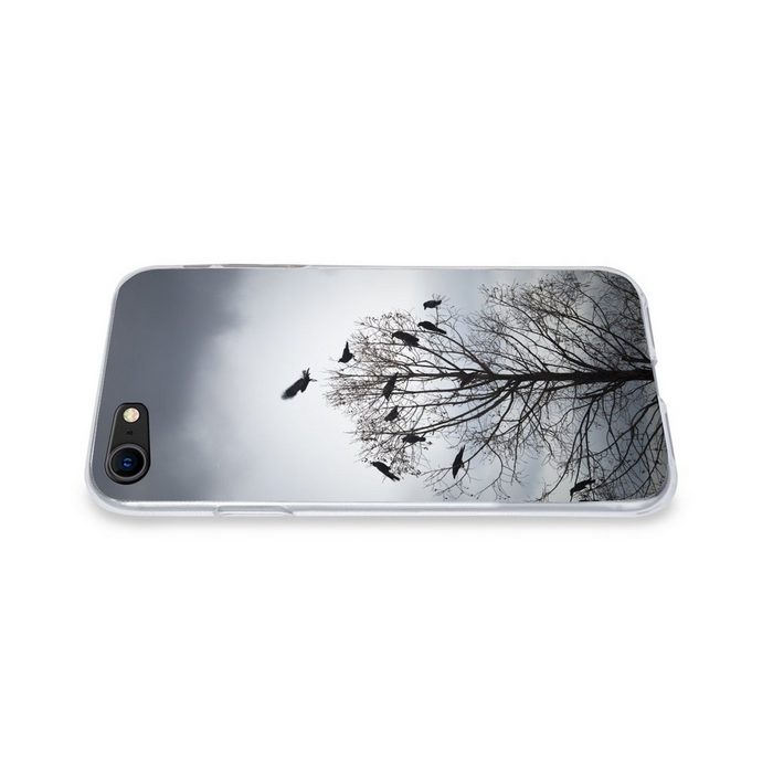 MuchoWow Handyhülle Vögel in einem Baum Handyhülle Apple iPhone 7 Smartphone-Bumper Print Handy Schutzhülle UK9971