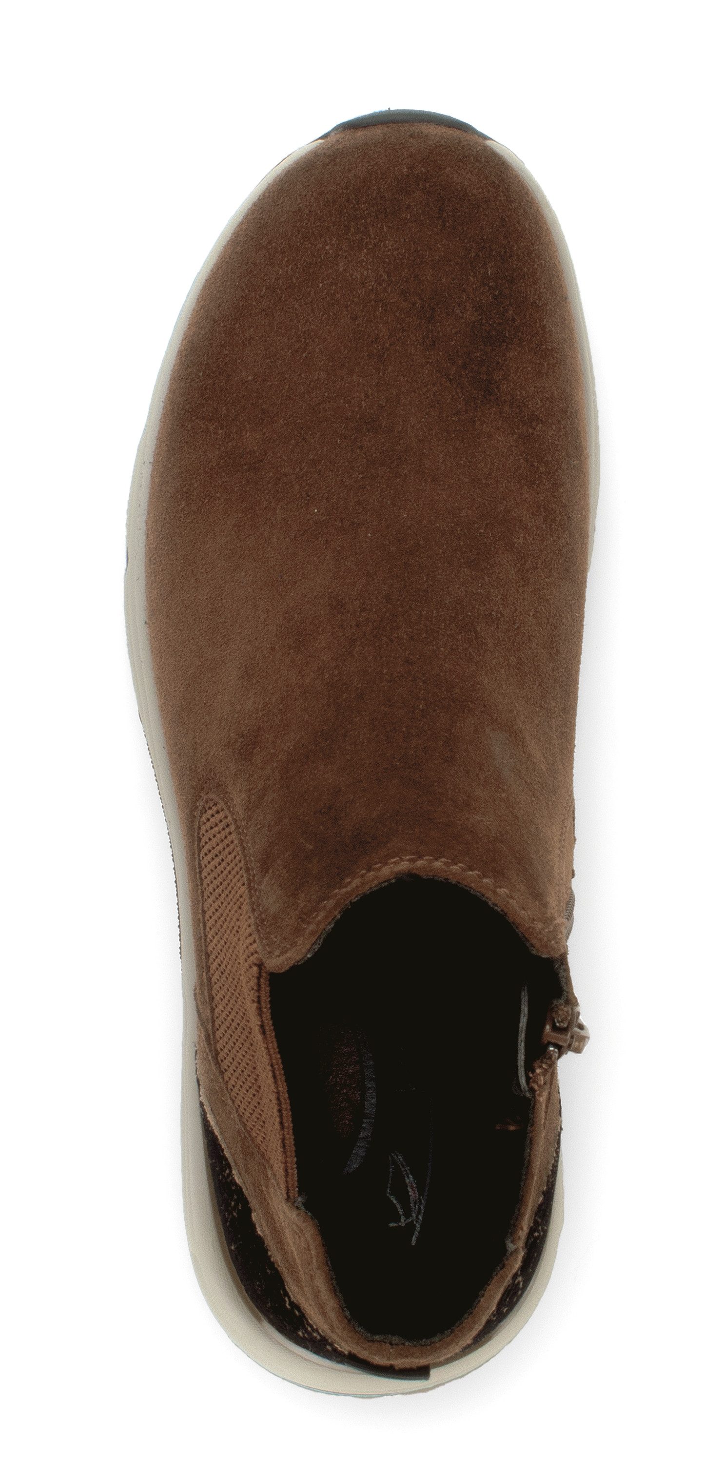 rollingsoft Chelseaboots Plateau, High Top-Sneaker, Schnürschuh mit Grip-Profil