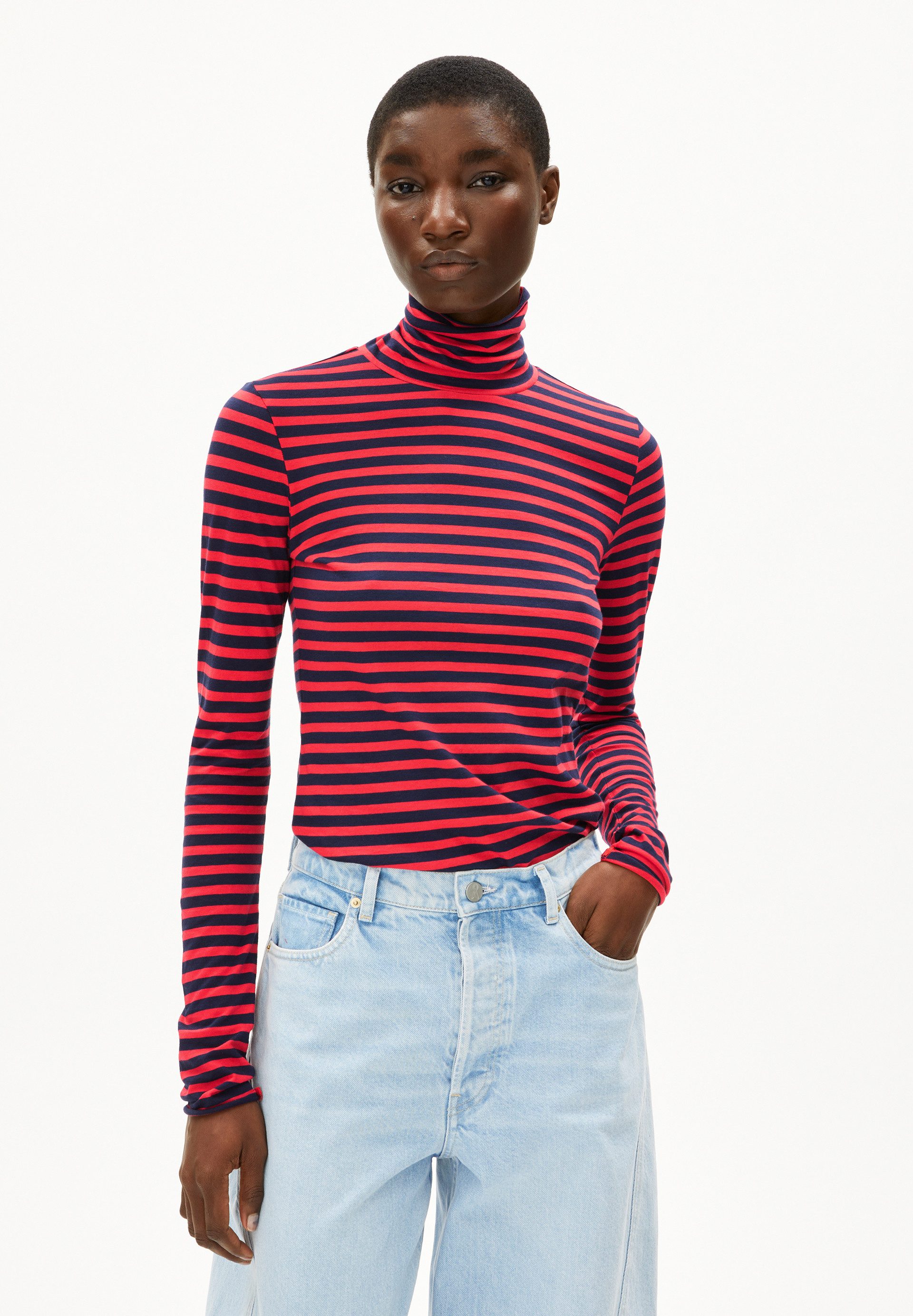Longsleeve GRAZILIANAA STRIPES Longsleeve aus Bio-Baumwolle