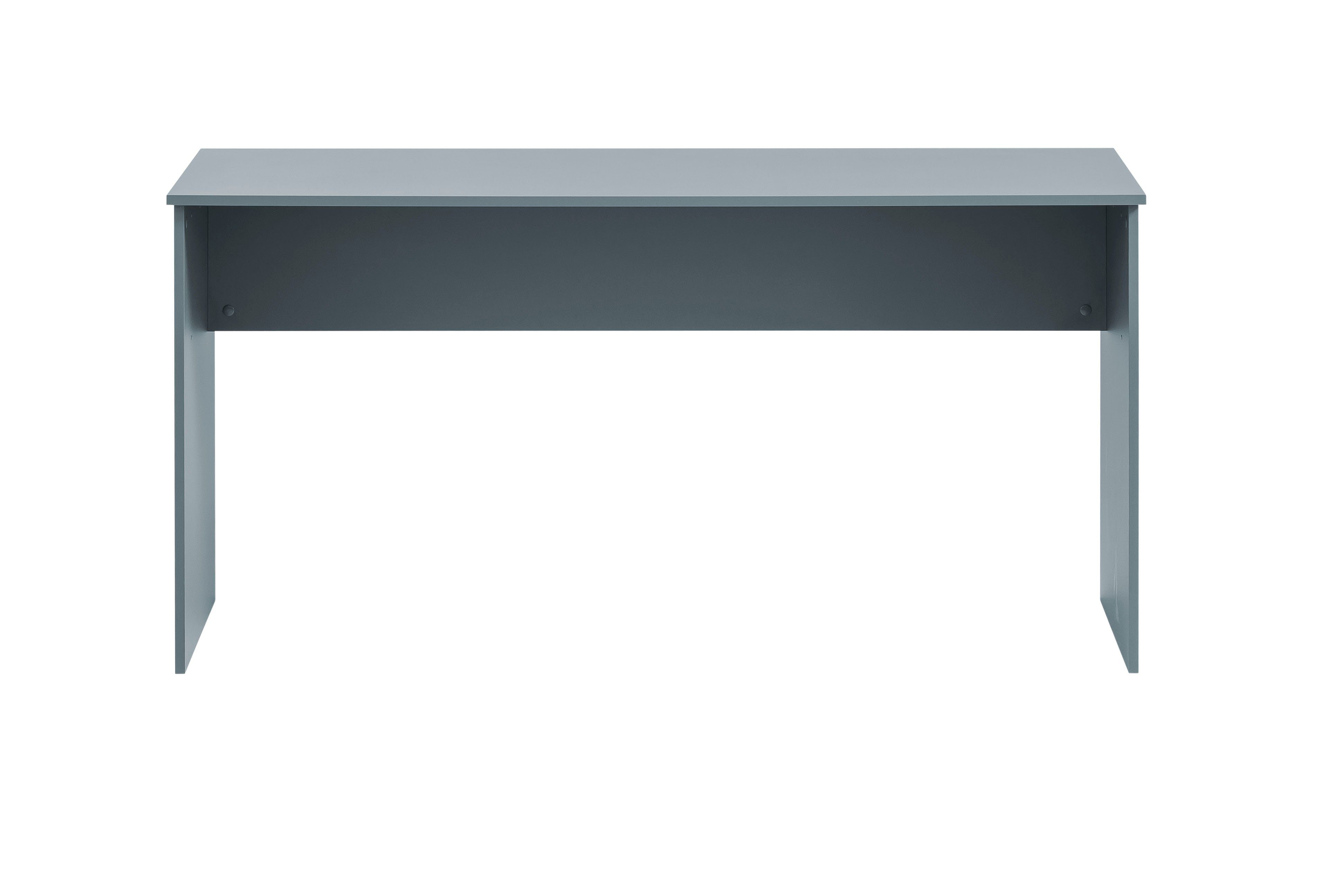 PROREGAL® Schreibtisch Möbelpartner Schreibtisch Jaguar, HxBxT 73,6x150x65cm, Weiß Blau