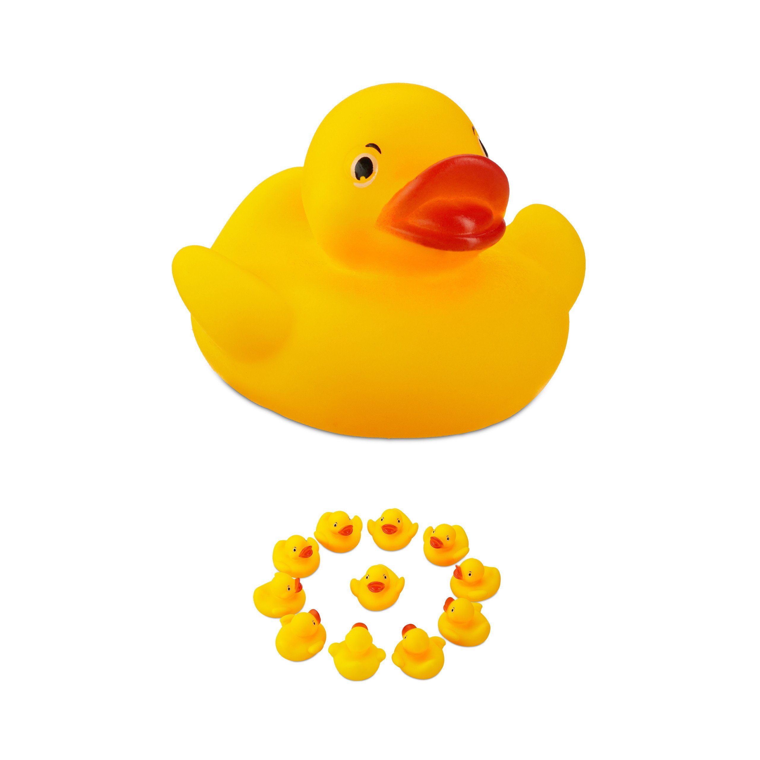 relaxdays Badespielzeug 24 x Badeente 5cm günstig online kaufen