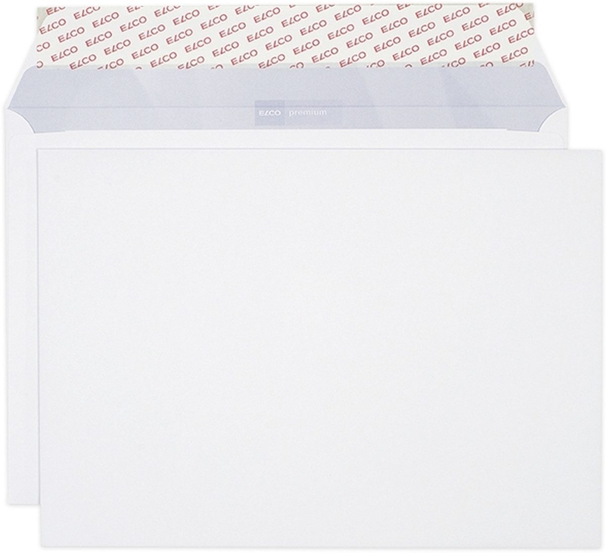 ELCO Briefumschlag Briefumschläge Office Box C4 hochweiß Haftklebung Innendruck 120 g/qm.