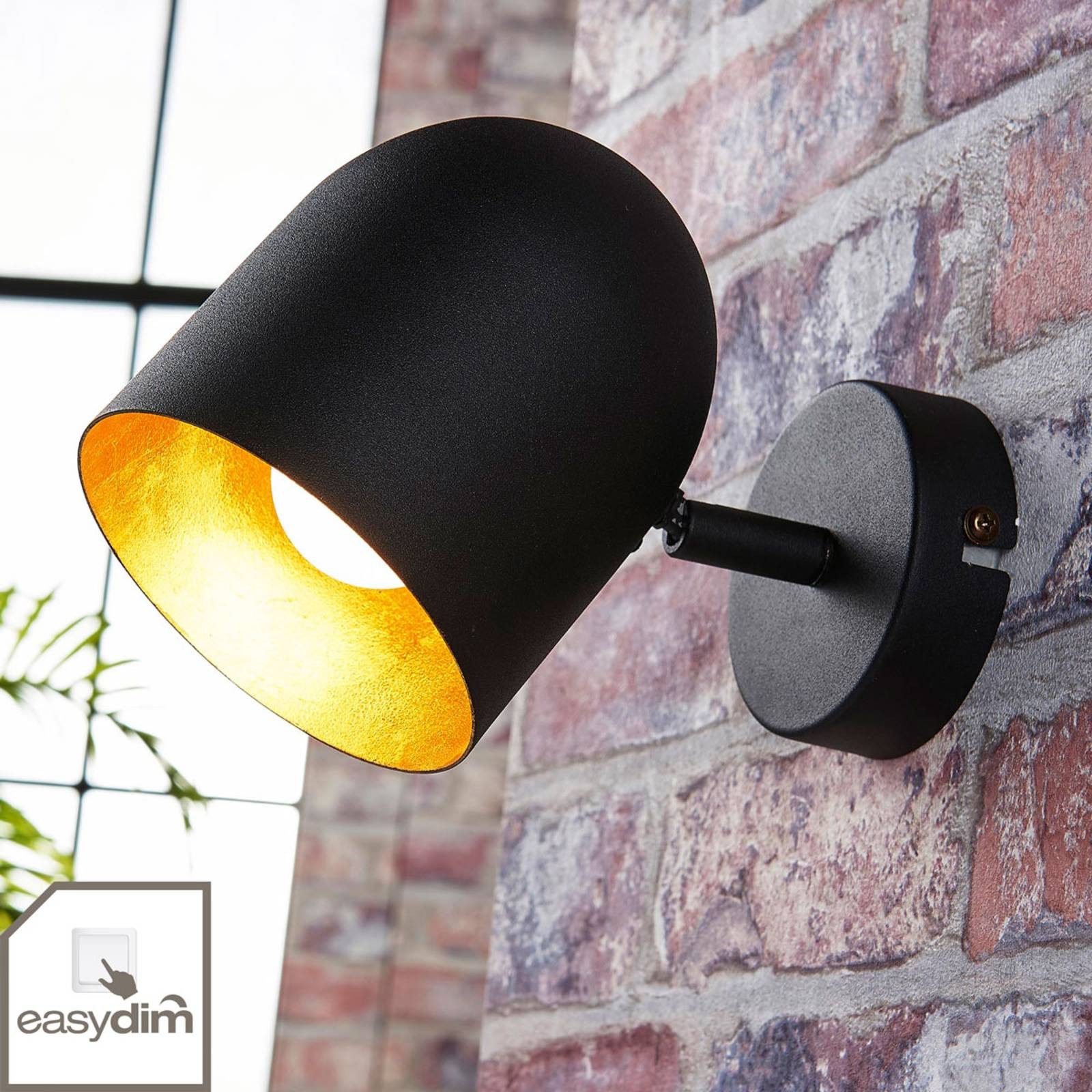 Lindby Deckenstrahler Morik, Metall, Schwarz IP20, 1 x 5 W LED