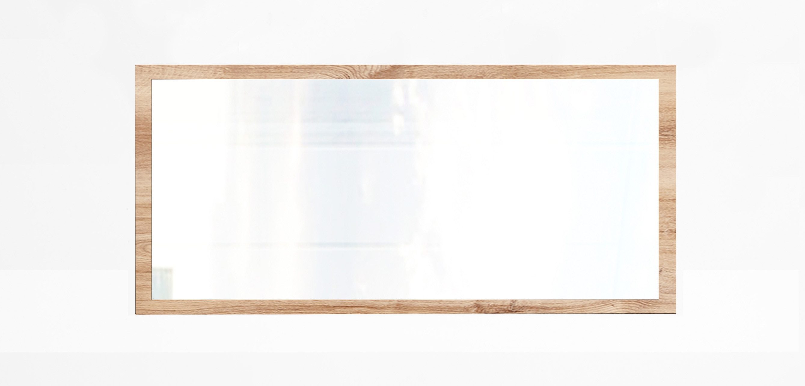 Wandspiegel in PLANKENEICHE NACHBILDUNG - 58x106x2cm (BxHxT)