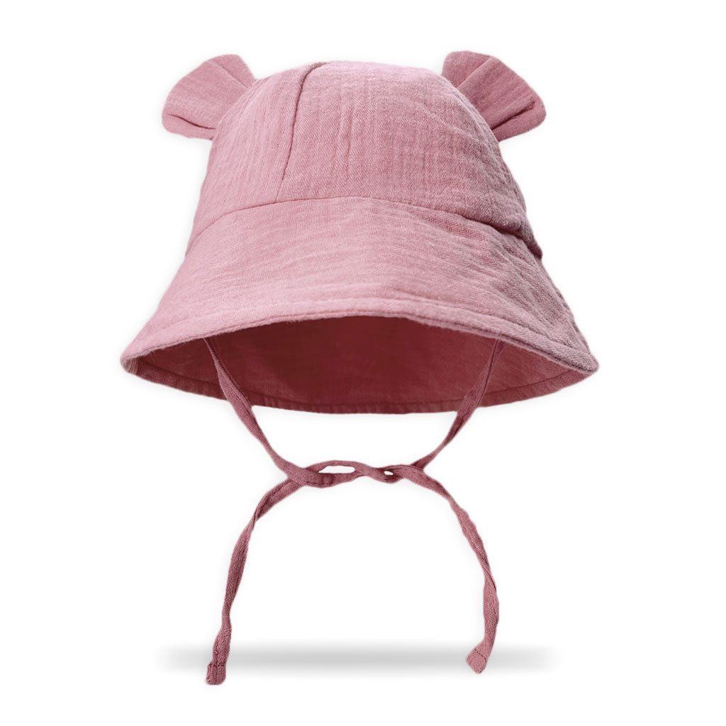 Coonoor Schirmmütze Baby Sonnenhut UV-Schutz Baumwolle Sommerhut mit Ohren